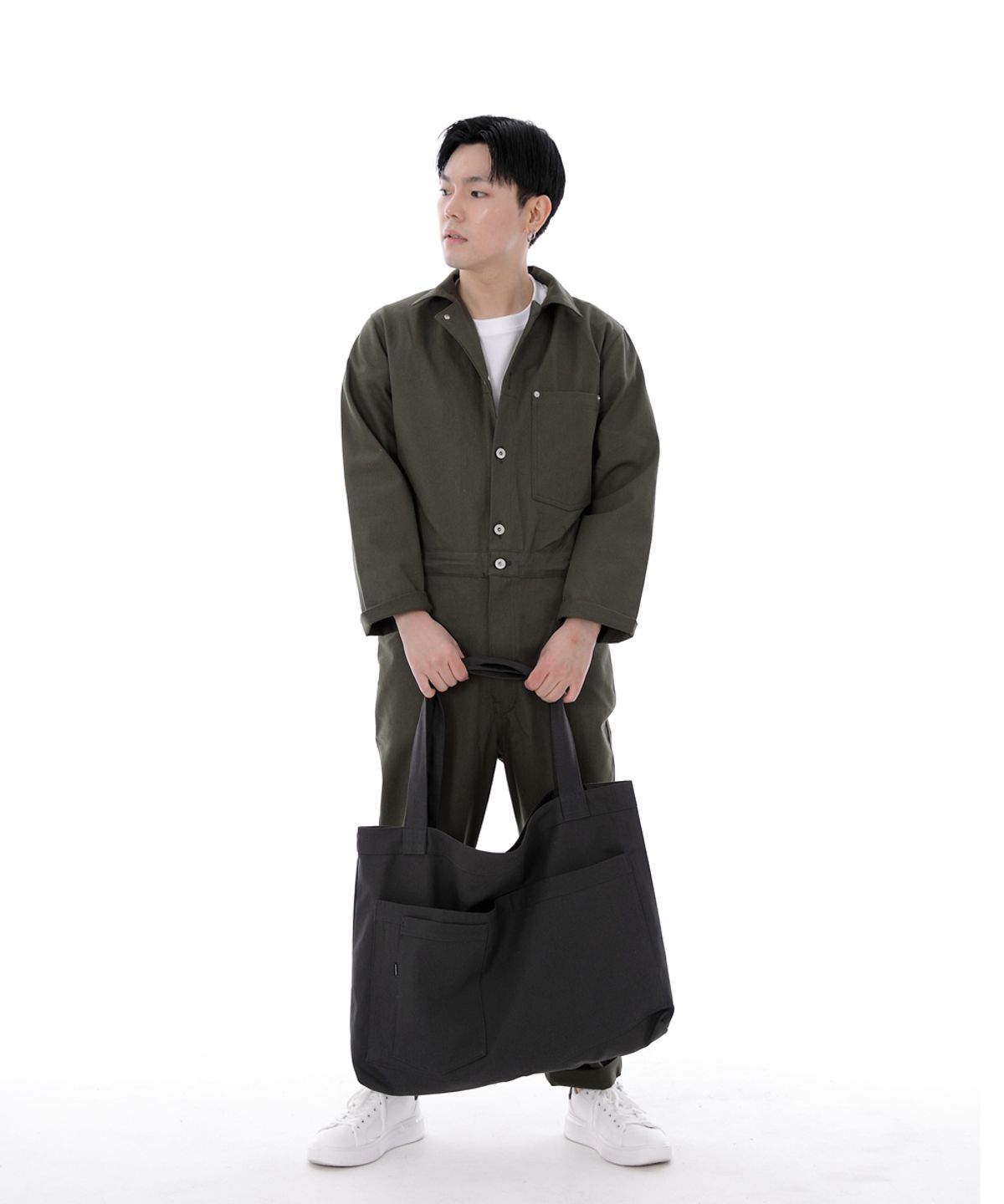 세인트크루(SAINTCREW) 시티보이 메가빅 숄더백 CBM-110 차콜그레이