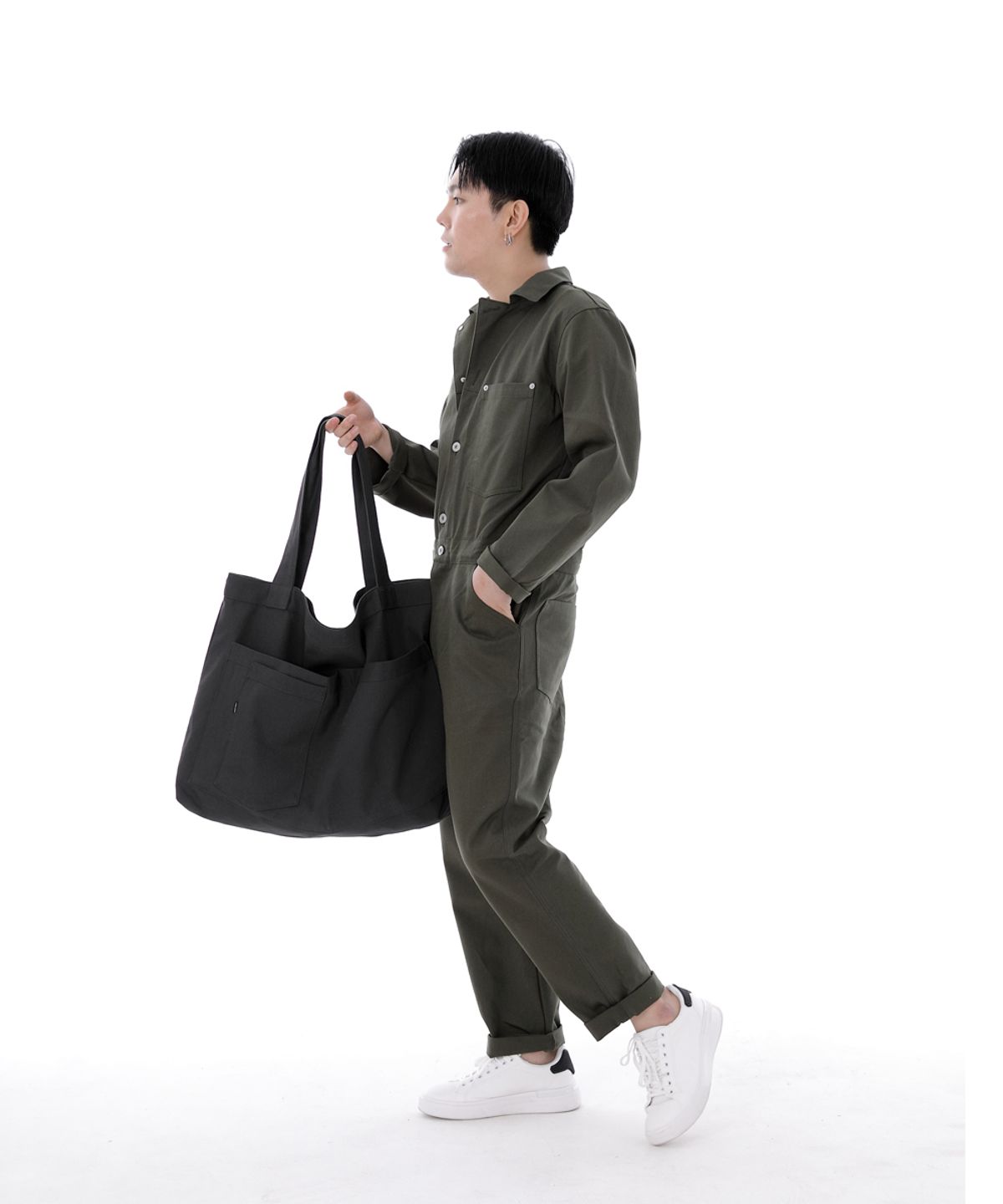 세인트크루(SAINTCREW) 시티보이 메가빅 숄더백 CBM-110 차콜그레이