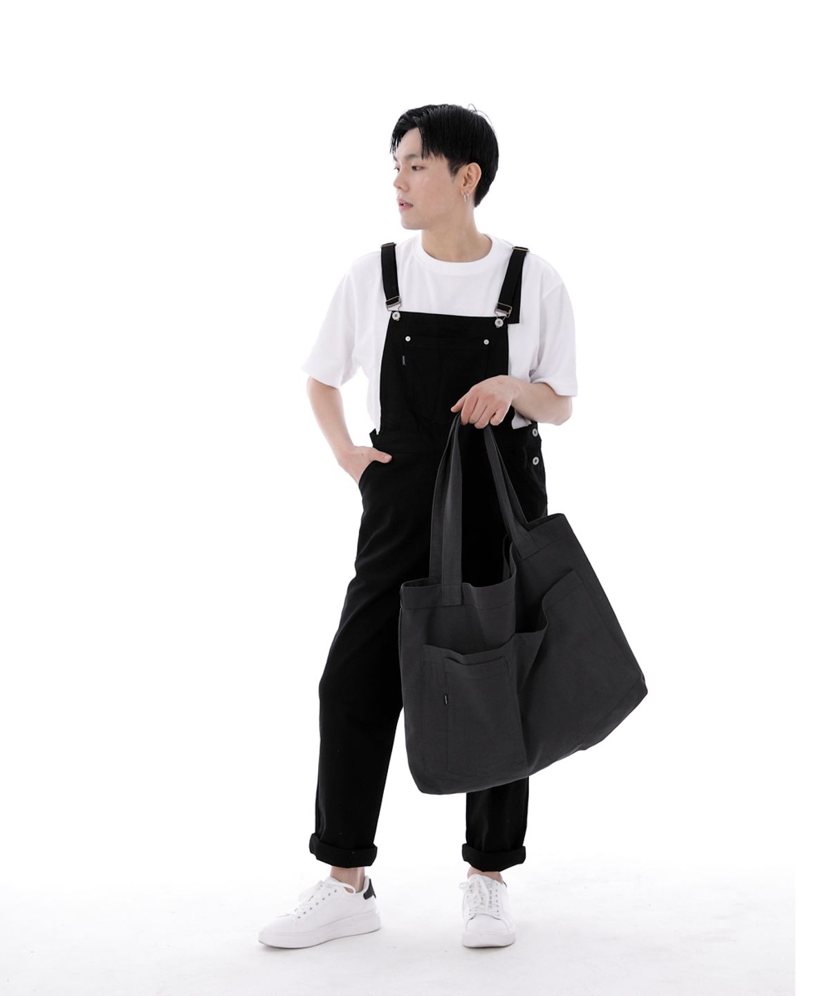 세인트크루(SAINTCREW) 시티보이 메가빅 숄더백 CBM-110 차콜그레이