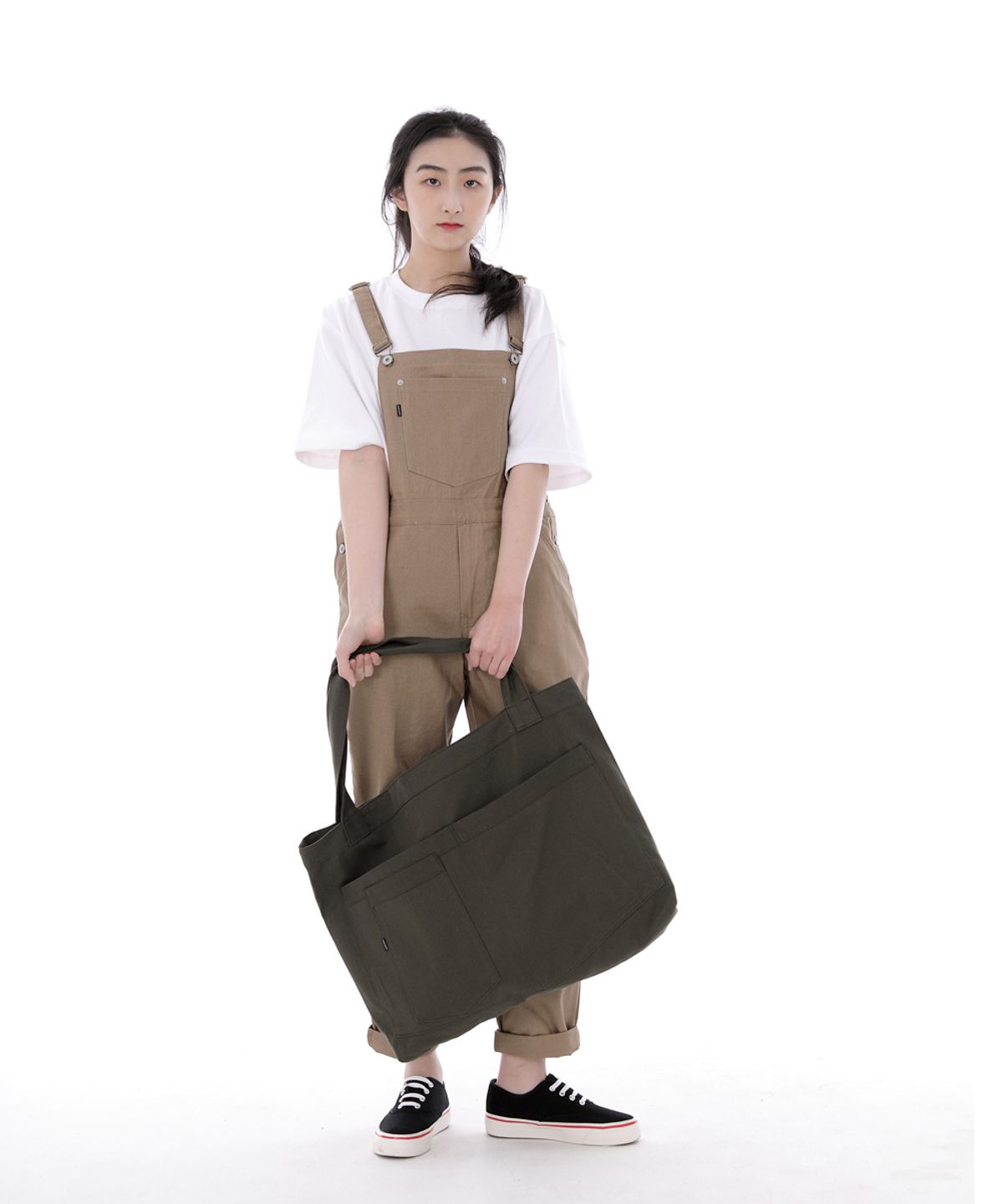 세인트크루(SAINTCREW) 시티보이 메가빅 숄더백 CBM-110 카키