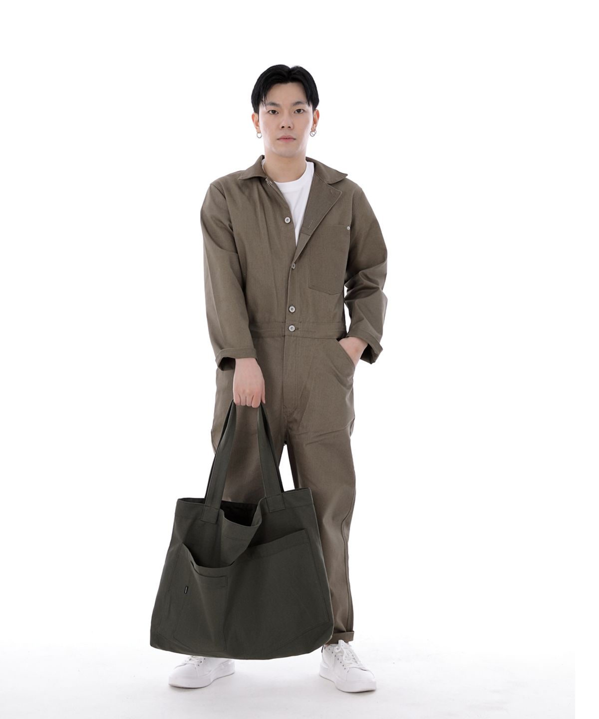 세인트크루(SAINTCREW) 시티보이 메가빅 숄더백 CBM-110 카키