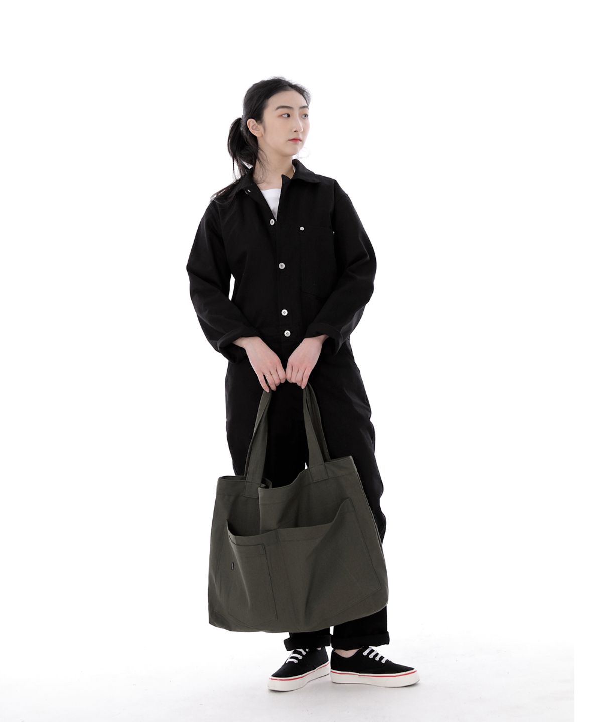 세인트크루(SAINTCREW) 시티보이 메가빅 숄더백 CBM-110 카키