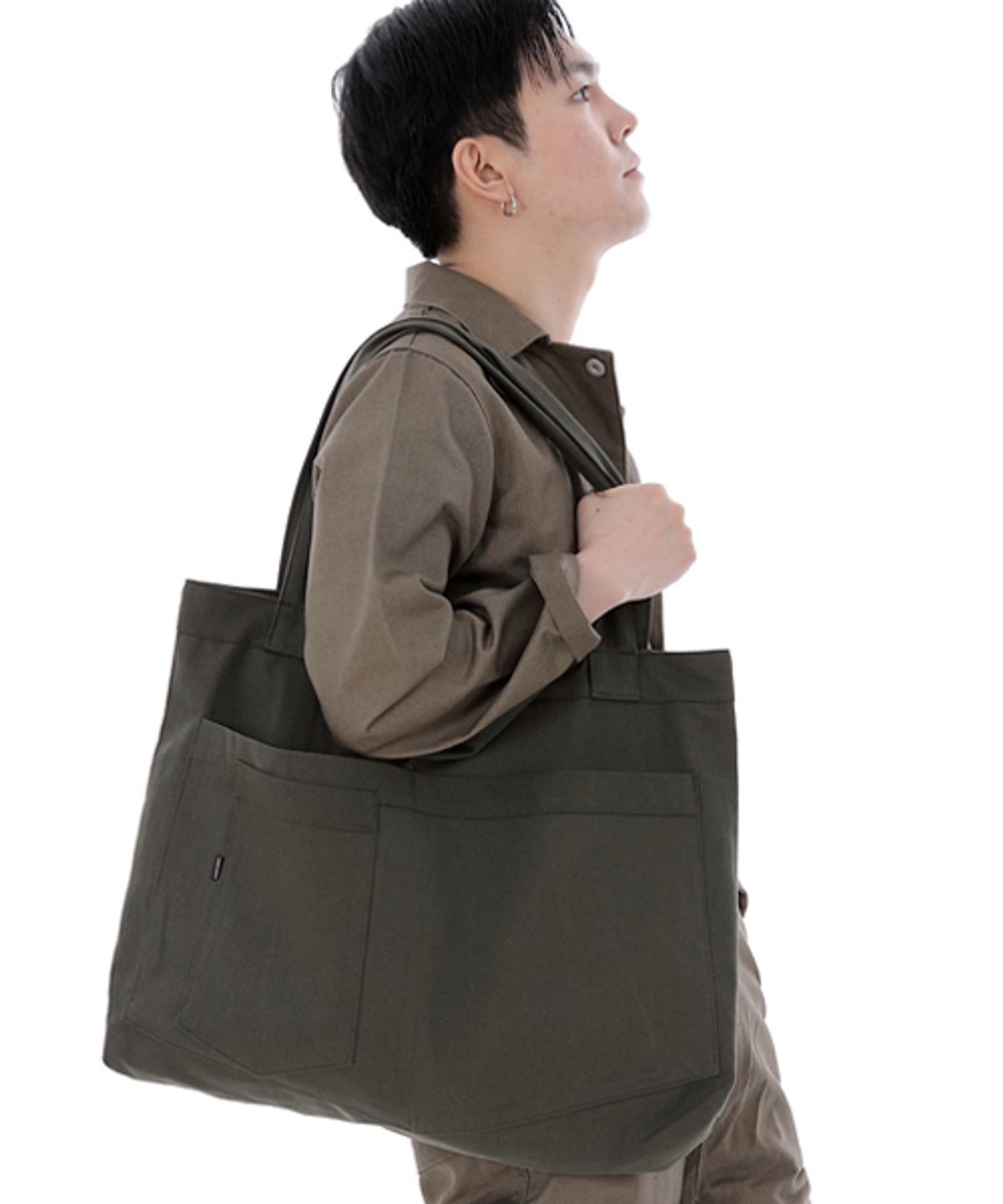 세인트크루(SAINTCREW) 시티보이 메가빅 숄더백 CBM-110 카키