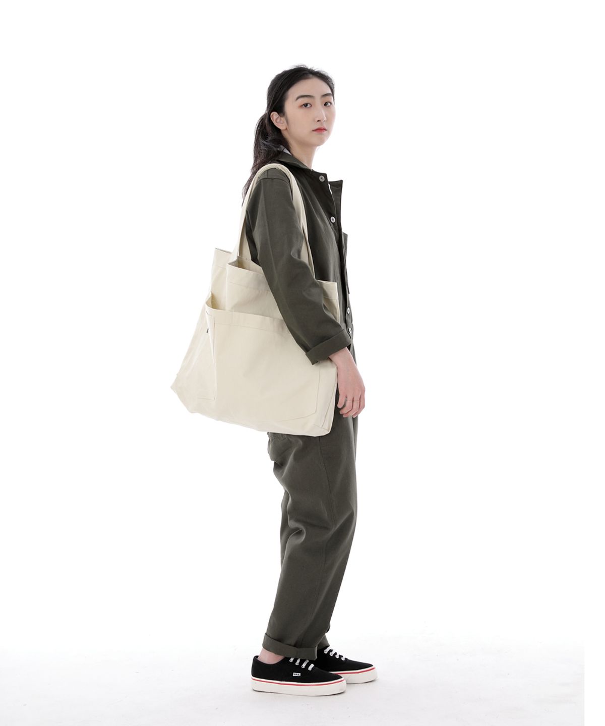 세인트크루(SAINTCREW) 시티보이 메가빅 숄더백 CBM-110 크림