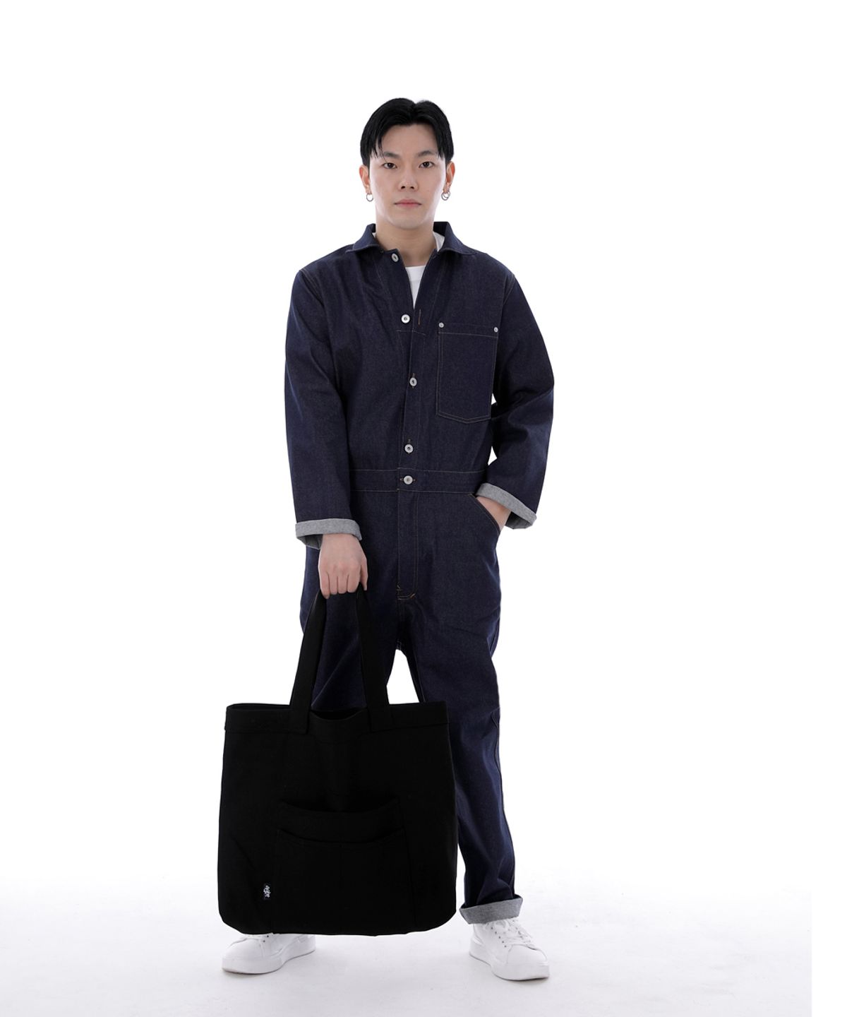 세인트크루(SAINTCREW) 시티보이 버튼 점프슈트 CBB-507 데님 인디고