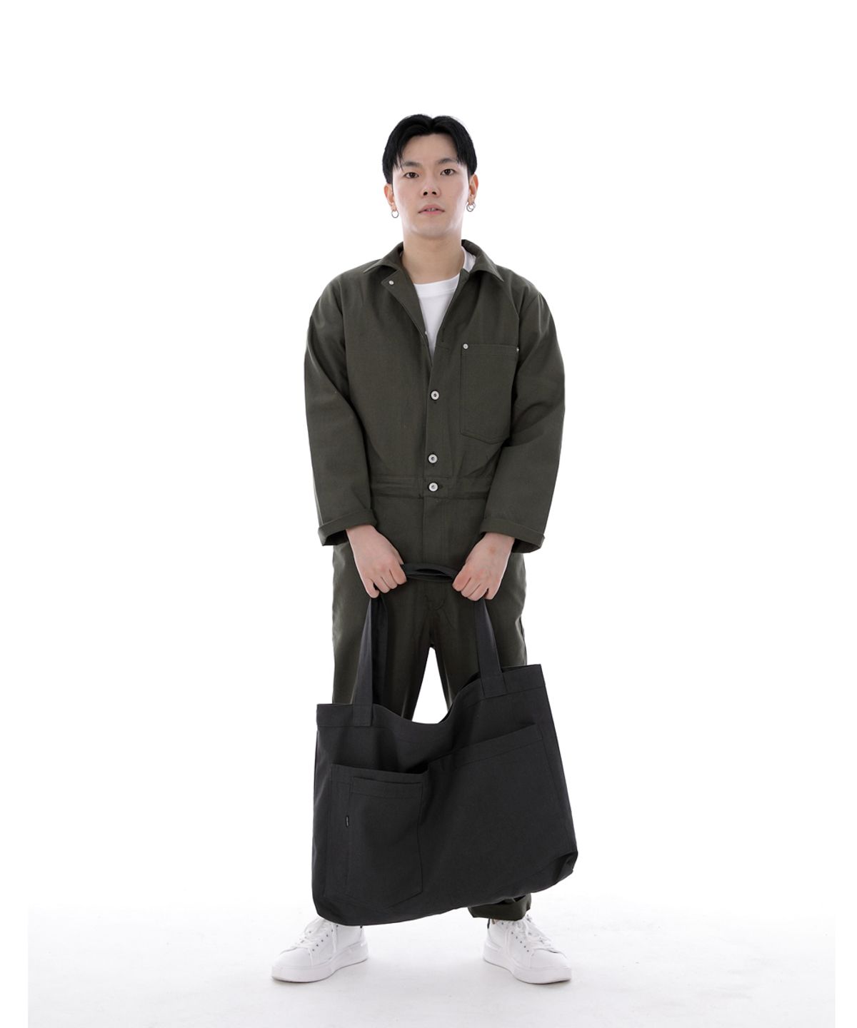 세인트크루(SAINTCREW) 시티보이 버튼 점프슈트 CBB-507 카키