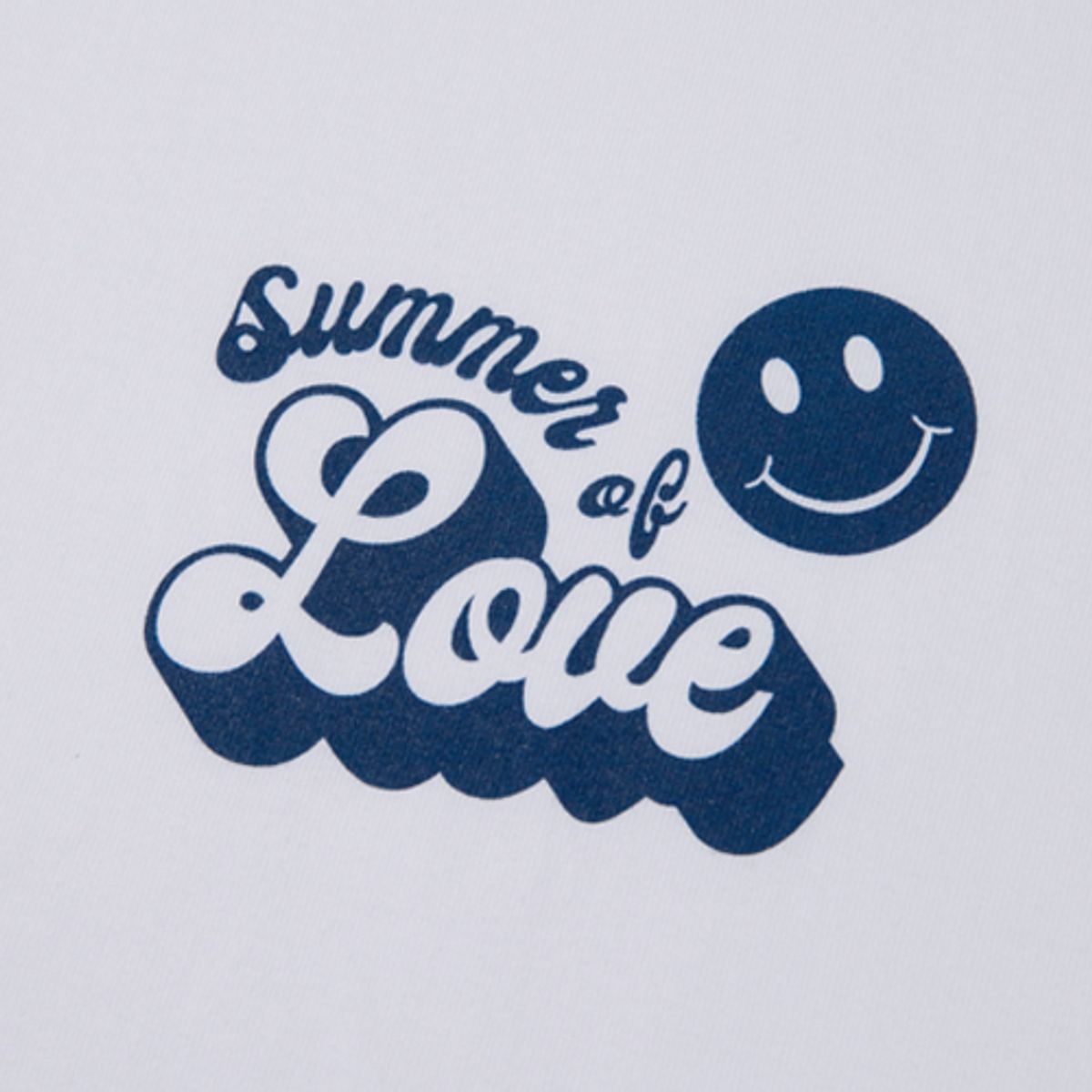 크루치(KRUCHI) SUMMER OF LOVE T-SHIRT (WHITE)