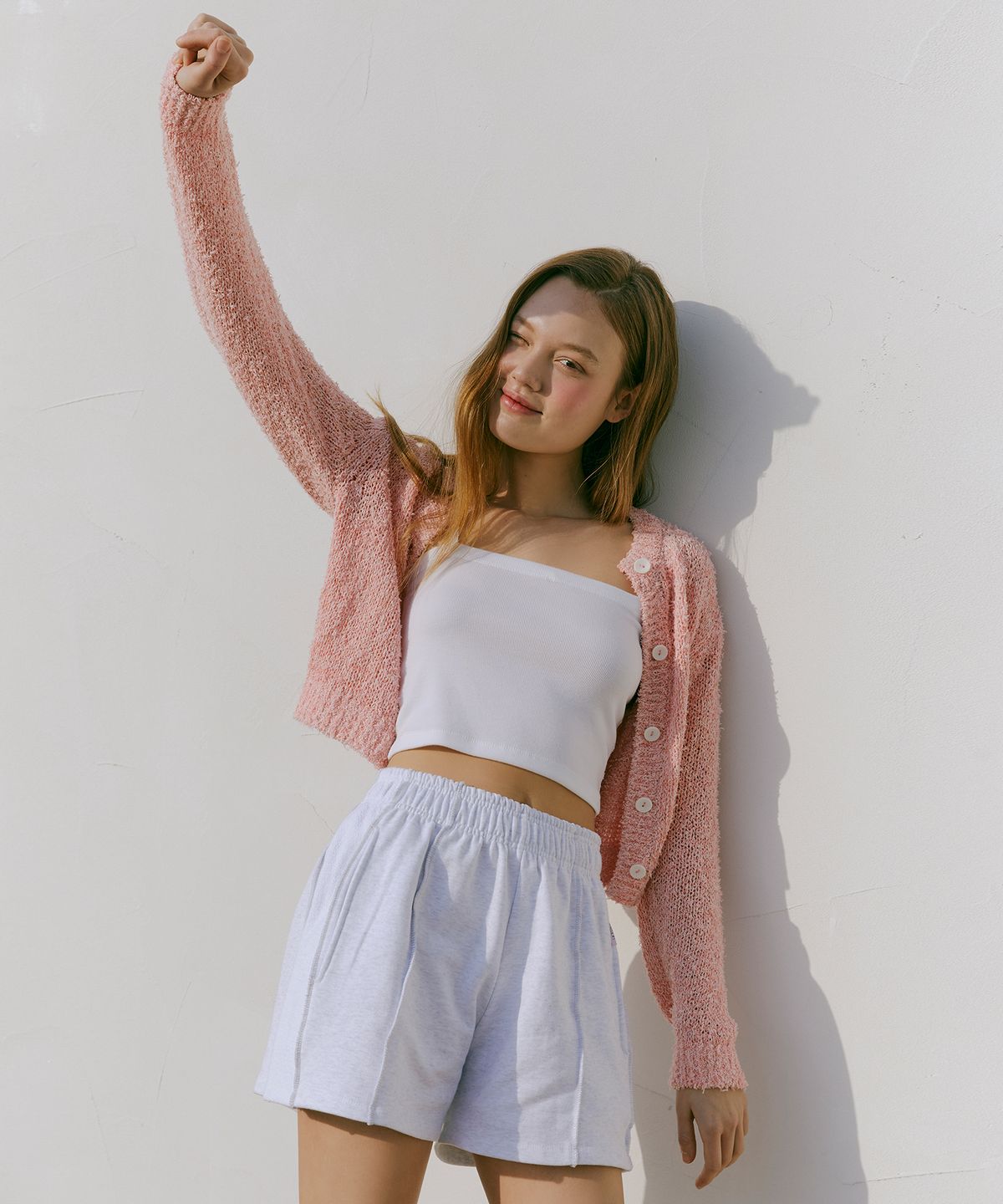 에트몽(ETMON) 2-Way Lace Sleeveless Top  Ivory