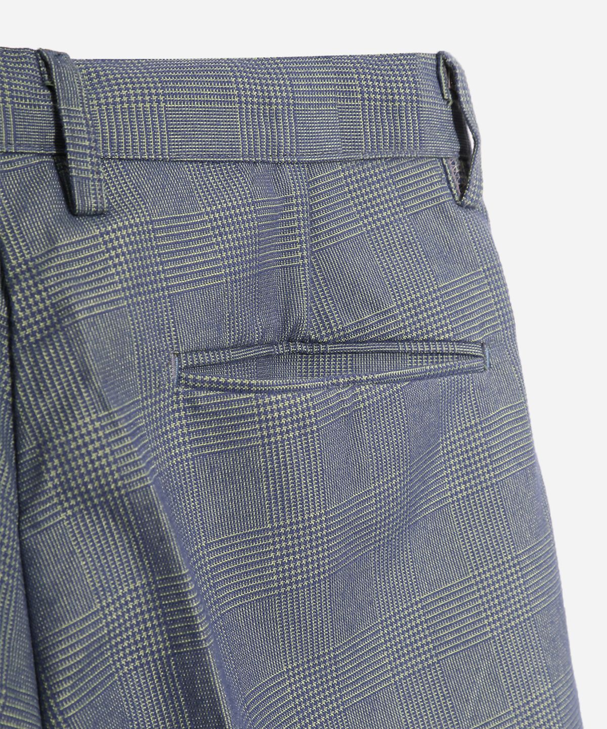벌스데이수트(BIRTHDAYSUIT) WEEKEND PANTS (BLUE X GREEN CHECK)