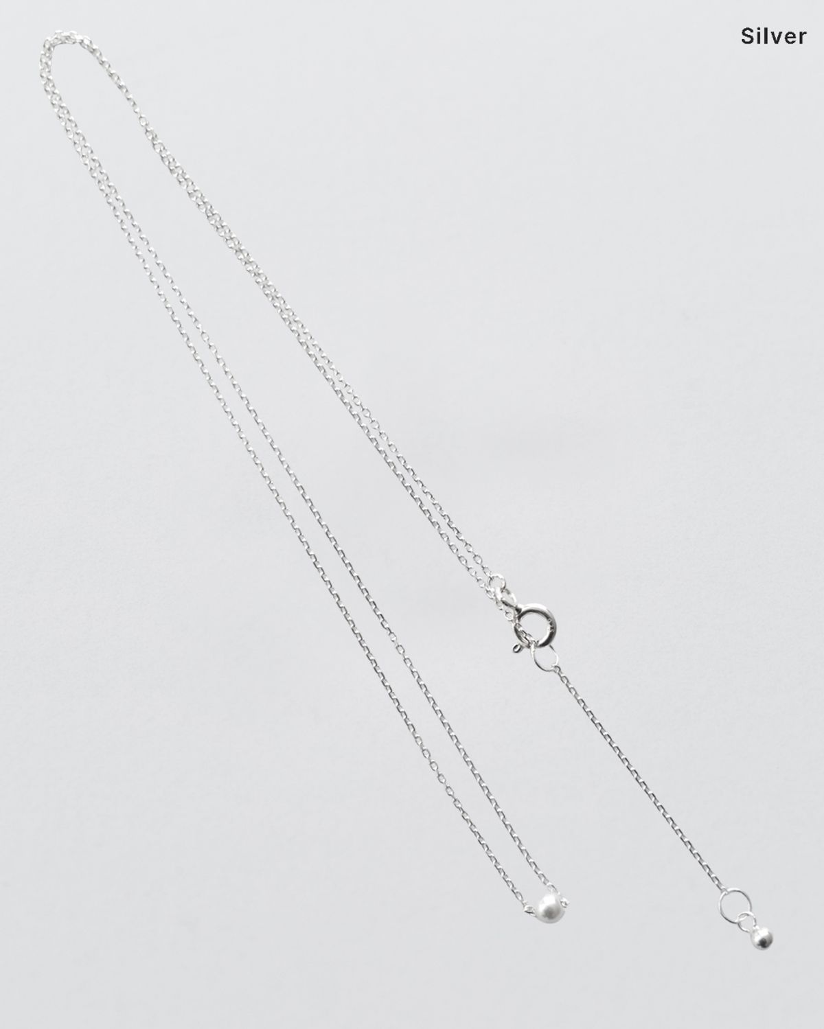 어나더레이어(ANOTHERLAYER) Mini Pearl Necklace (silver925)(3color)