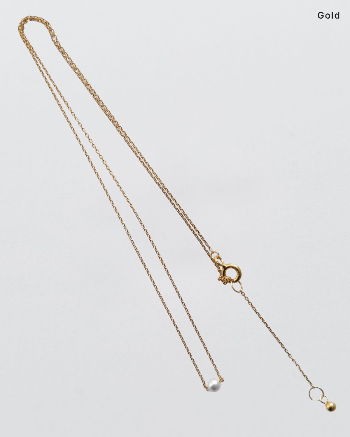 어나더레이어(ANOTHERLAYER) Mini Pearl Necklace (silver925)(3color)