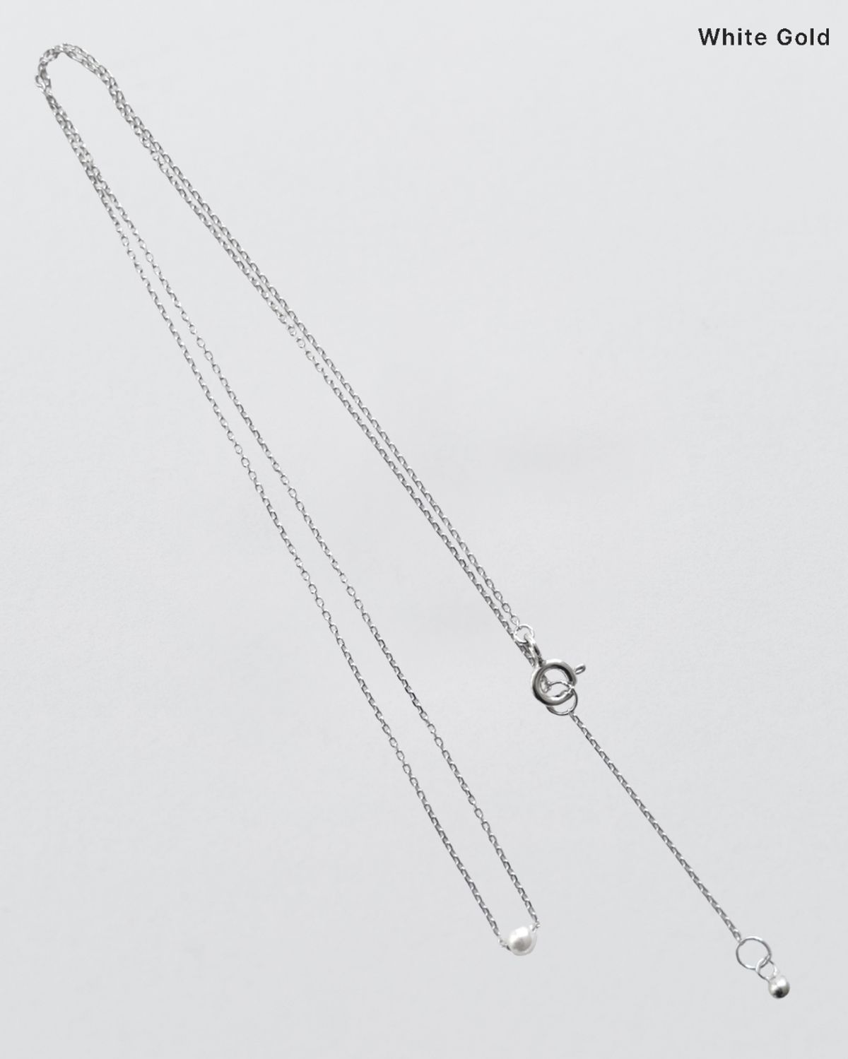 어나더레이어(ANOTHERLAYER) Mini Pearl Necklace (silver925)(3color)