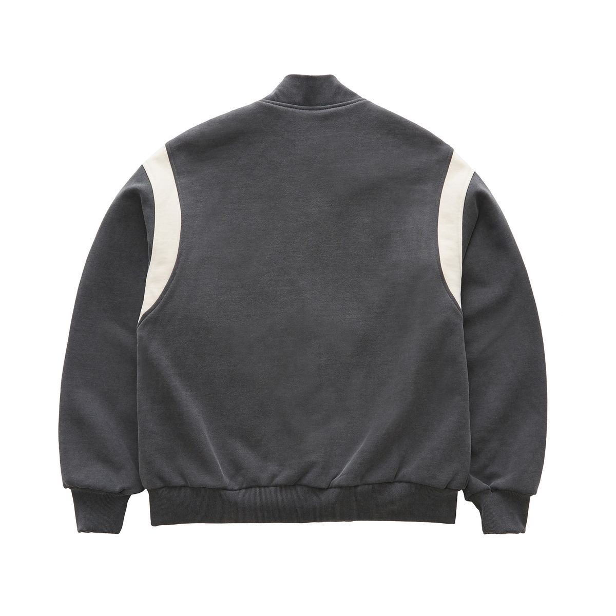 시티스트리트(CITY STREET) VINTAGE HEAVY COTTON VARSITY JACKET - GRAY