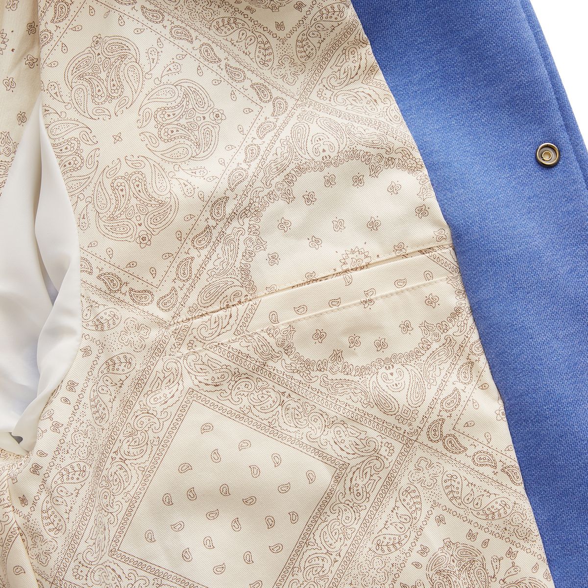 시티스트리트(CITY STREET) VINTAGE HEAVY COTTON VARSITY JACKET - BLUE