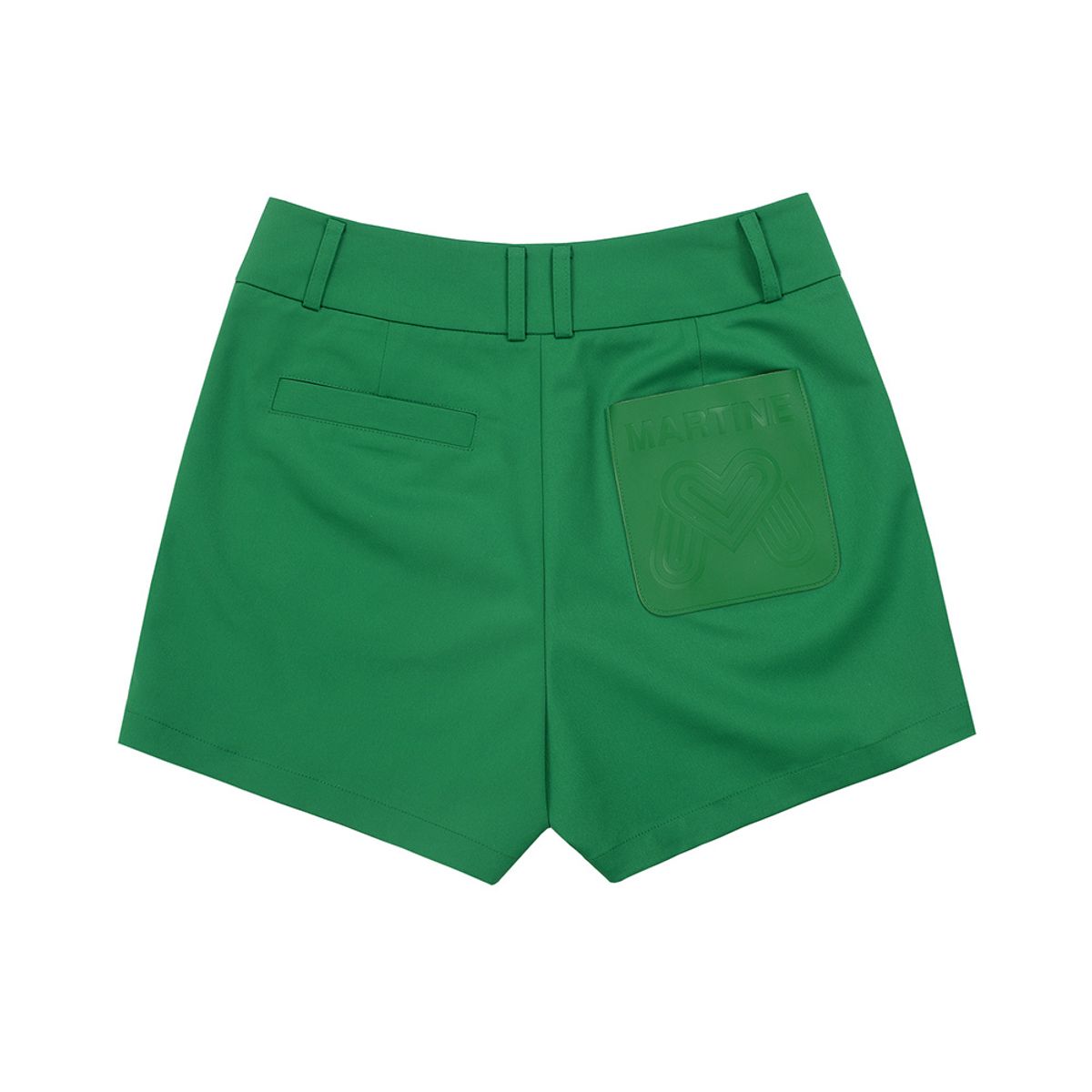 마틴골프(MARTINE GOLF) Pleather Patch Shorts_Green