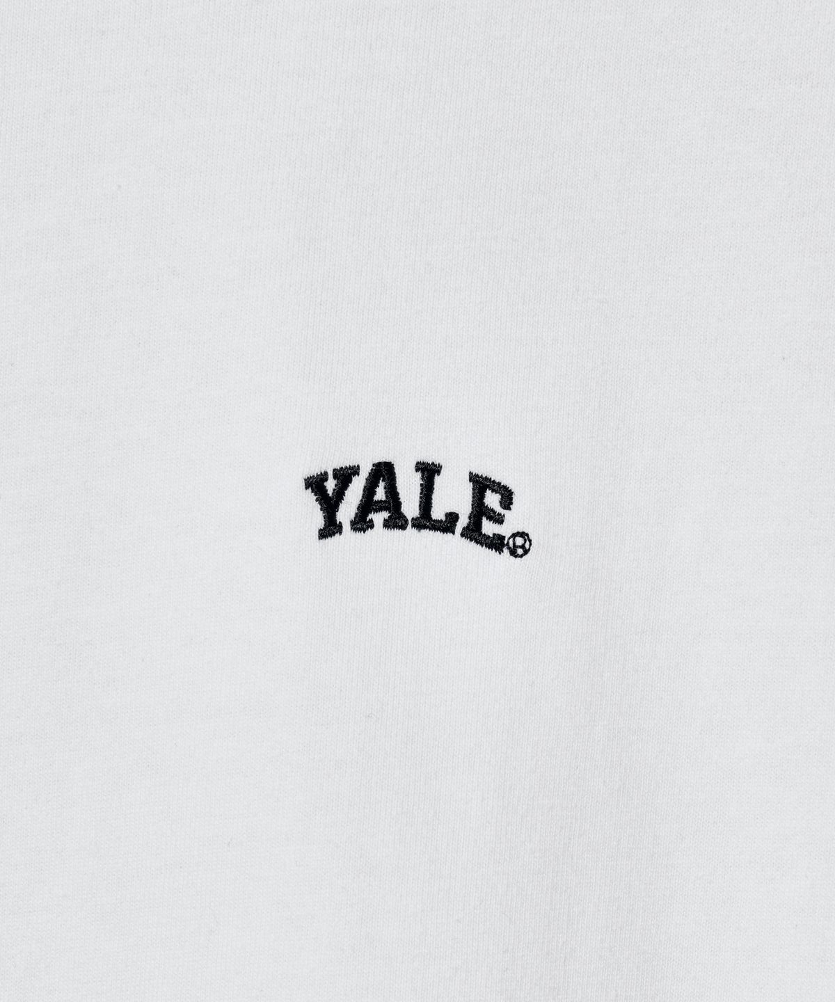 예일(YALE) [16수 코마사] 2PACK 스몰아치 반팔티셔츠 화이트/피그먼트 차콜