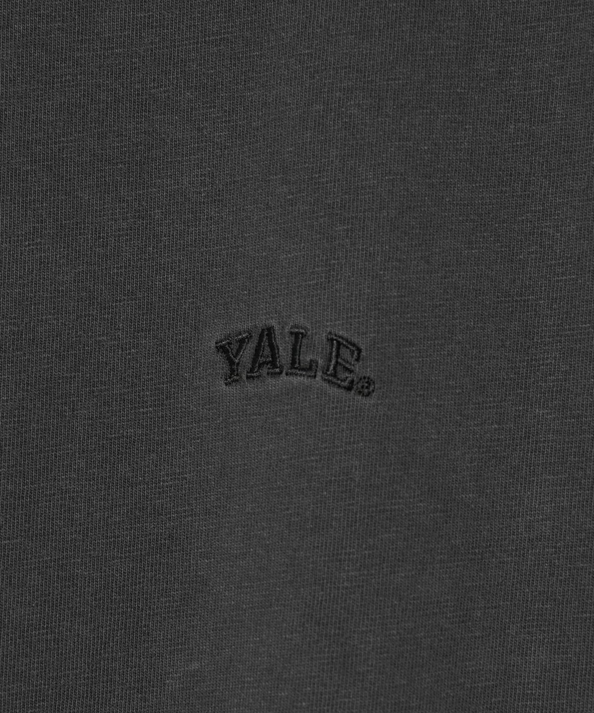 예일(YALE) [16수 코마사] 2PACK 스몰아치 반팔티셔츠 화이트/피그먼트 차콜