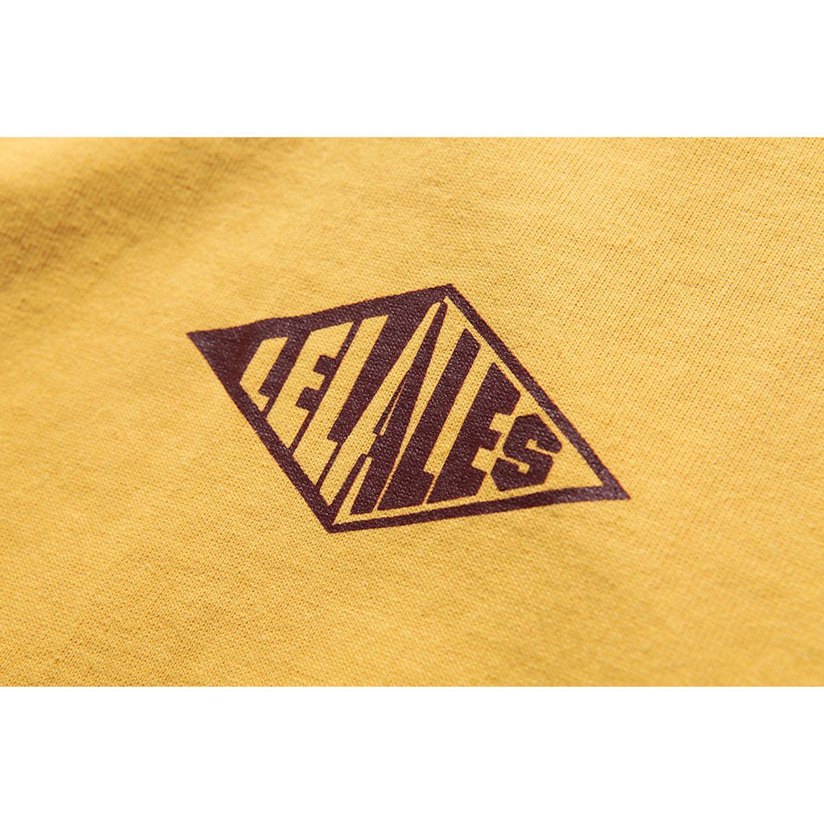 르라레(LELALES) 다이아 돌먼 배색티 -머스타드