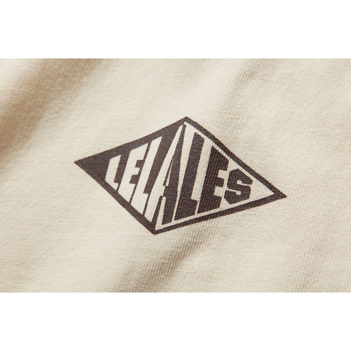 르라레(LELALES) 다이아 돌먼 배색티 -내추럴