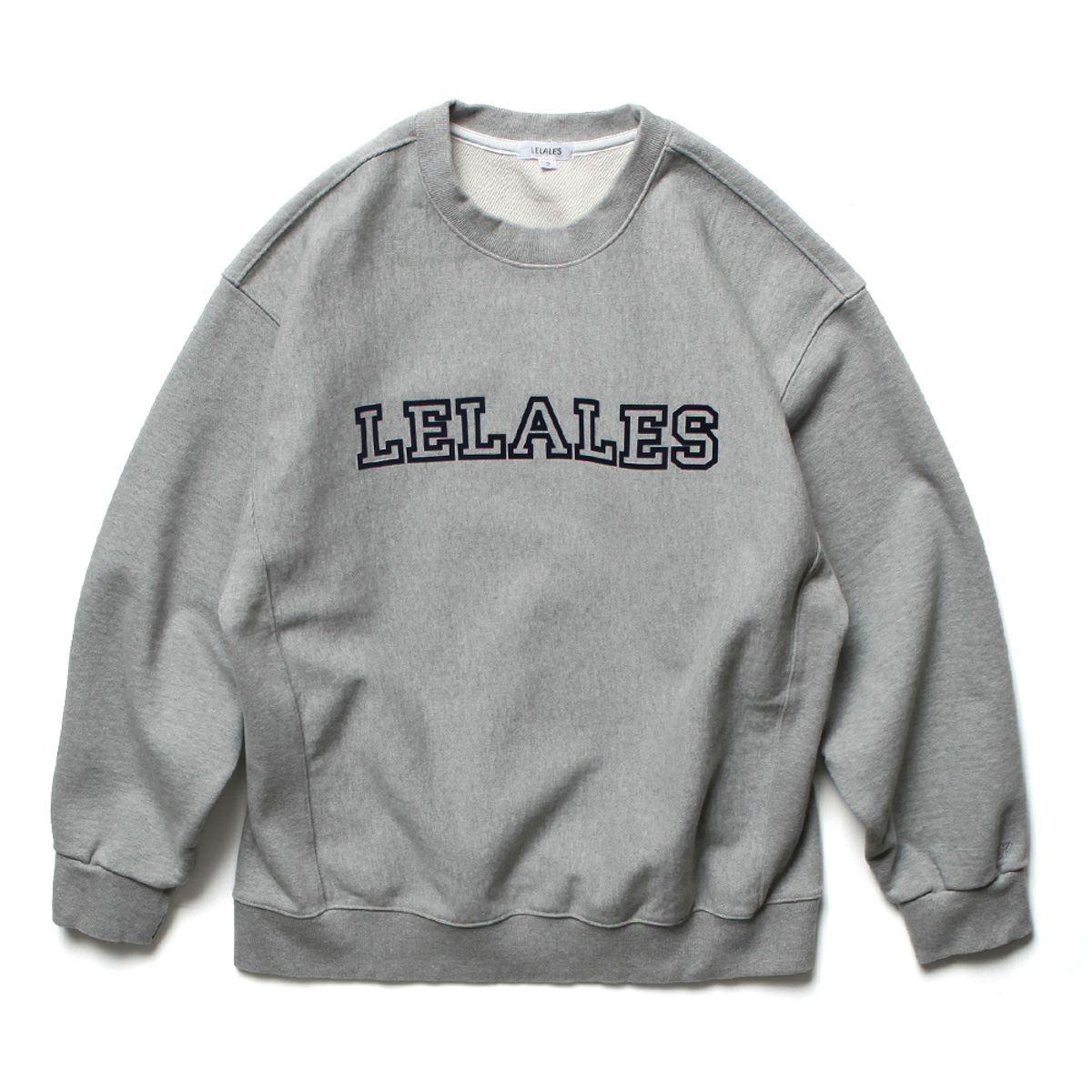 르라레(LELALES) 후로피 로고 스웻셔츠 -그레이