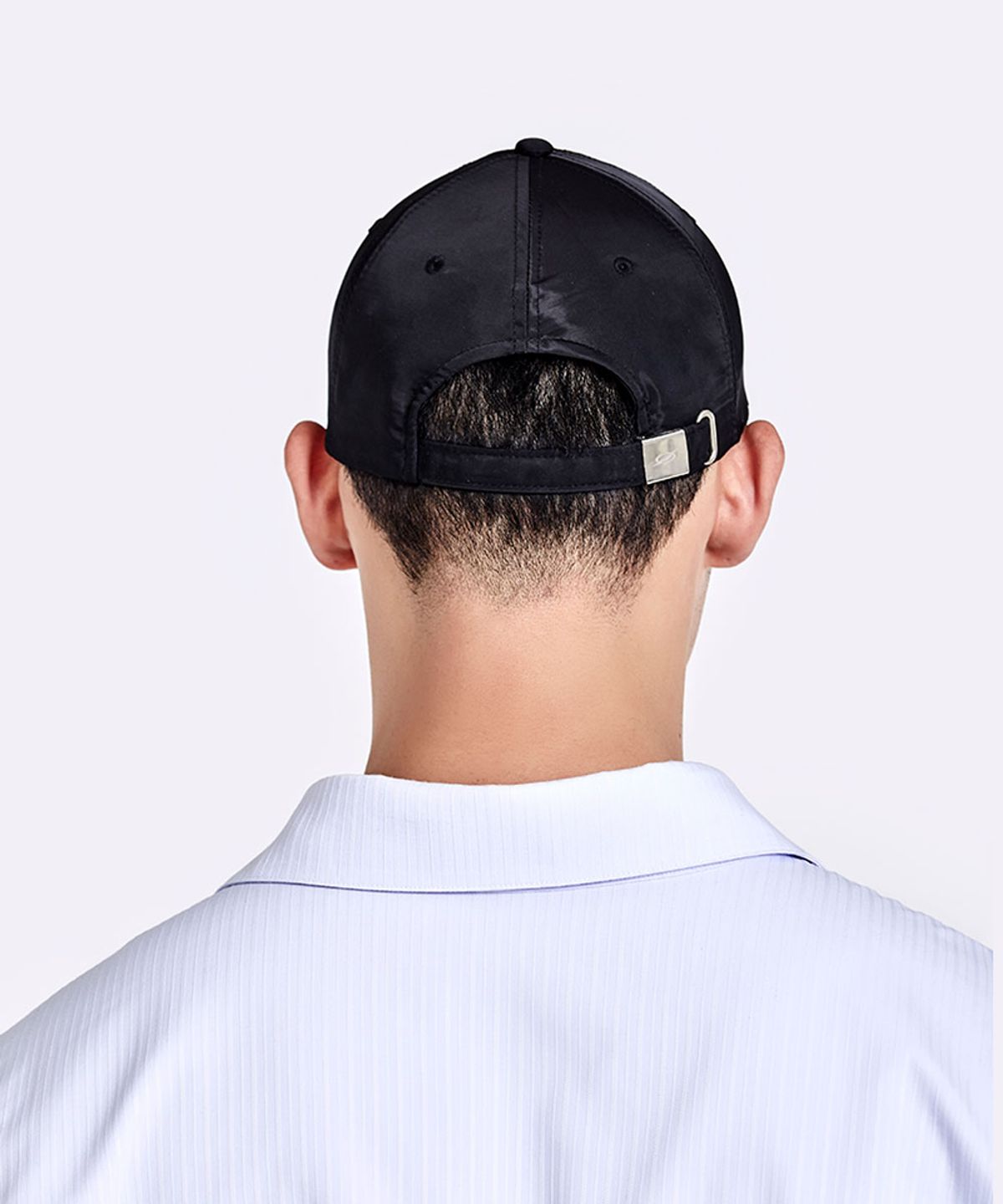 51퍼센트(51PERCENT) SHINY LOGO EMBROIDERY CAP - BLACK
