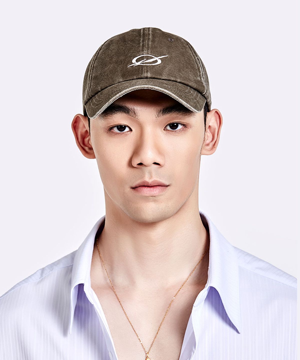 51퍼센트(51PERCENT) WASHED LOGO CAP - BROWN