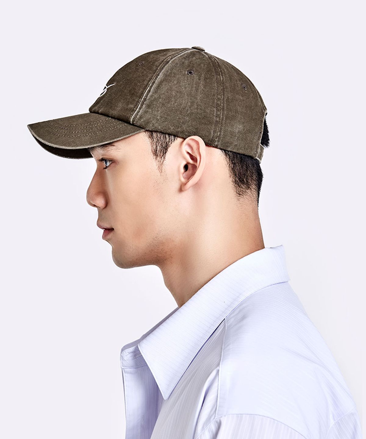 51퍼센트(51PERCENT) WASHED LOGO CAP - BROWN
