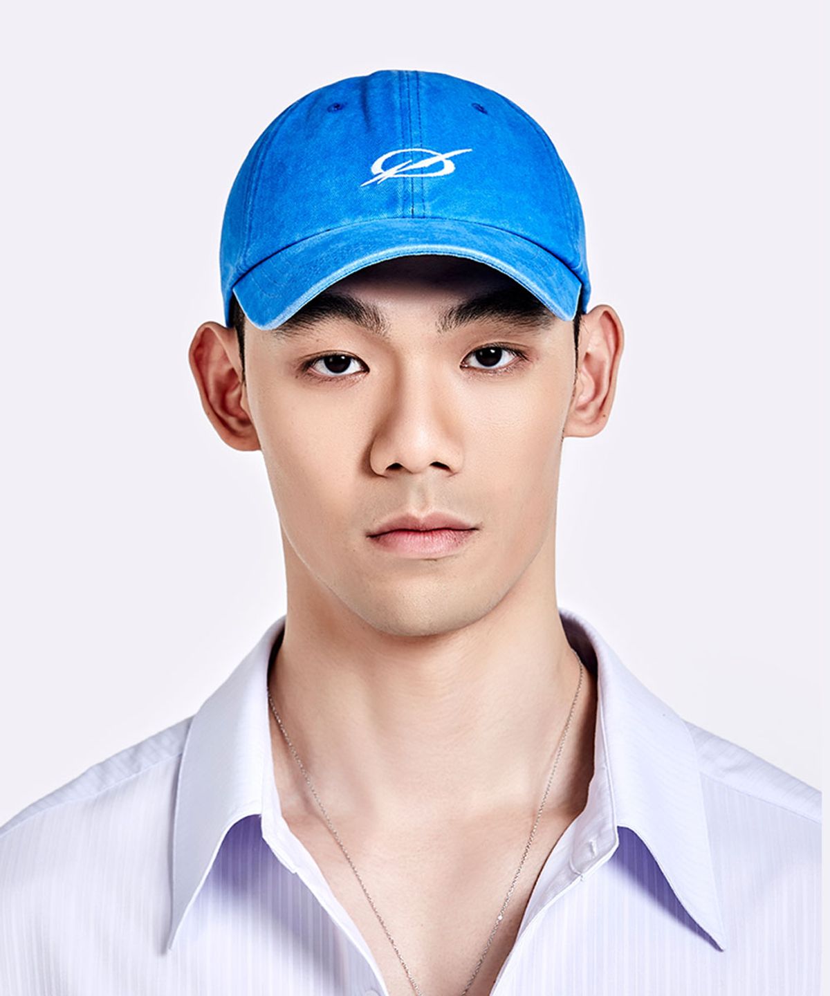 51퍼센트(51PERCENT) WASHED LOGO CAP - BLUE