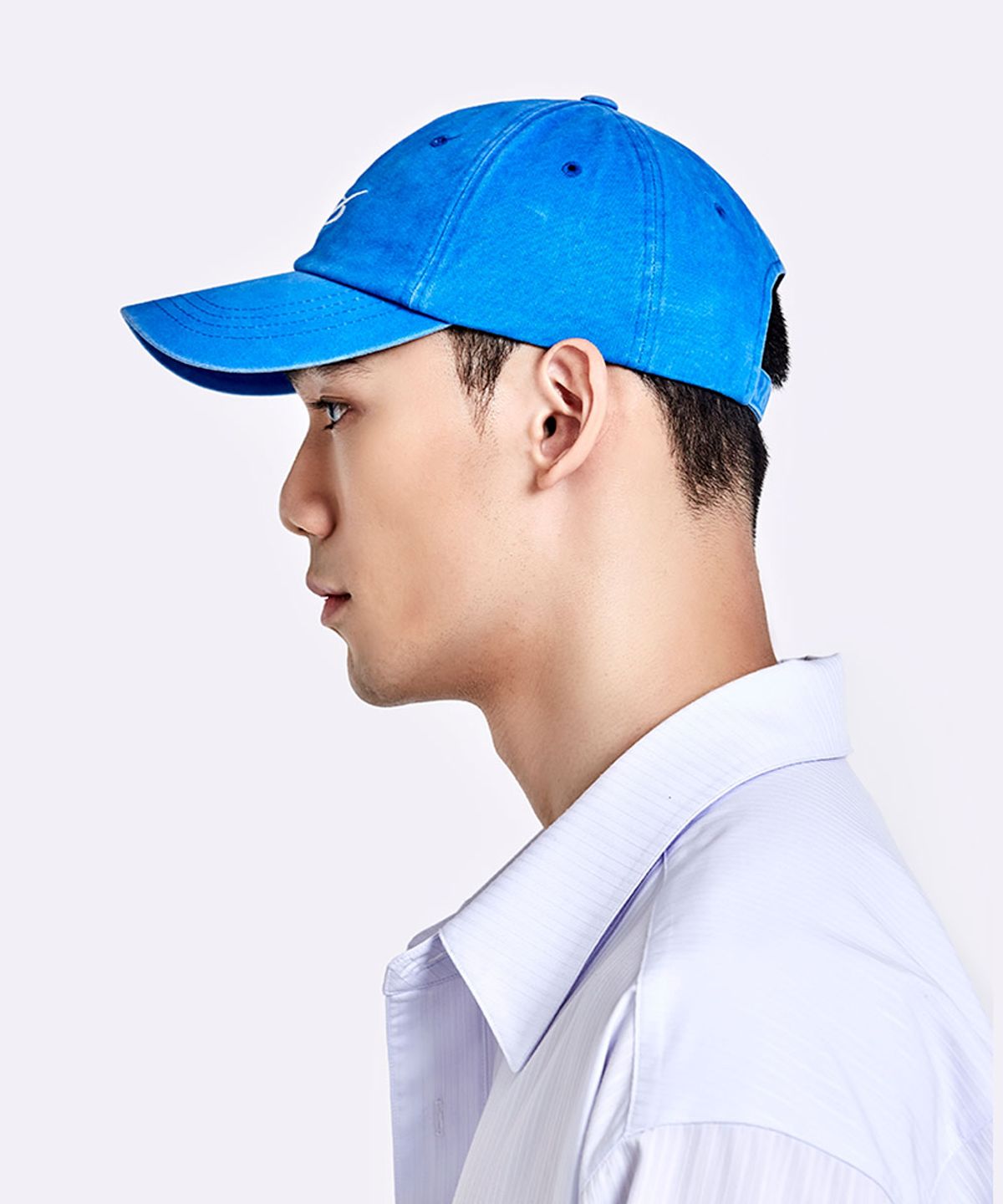 51퍼센트(51PERCENT) WASHED LOGO CAP - BLUE
