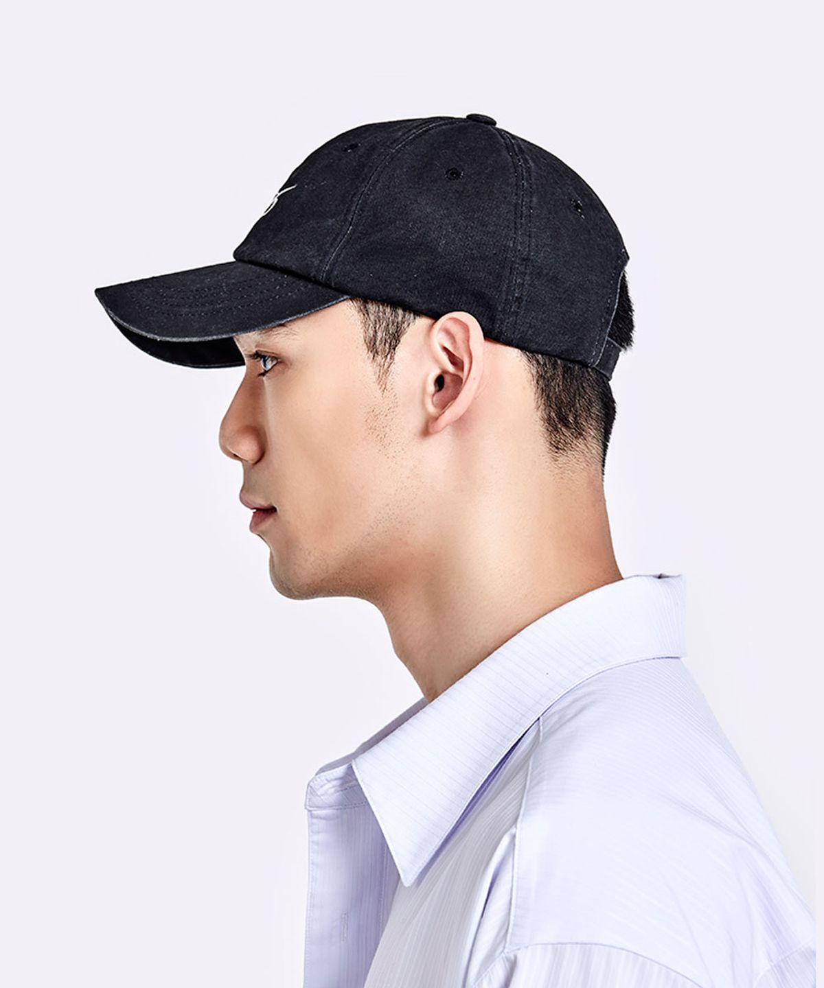 51퍼센트(51PERCENT) WASHED LOGO CAP - BLACK