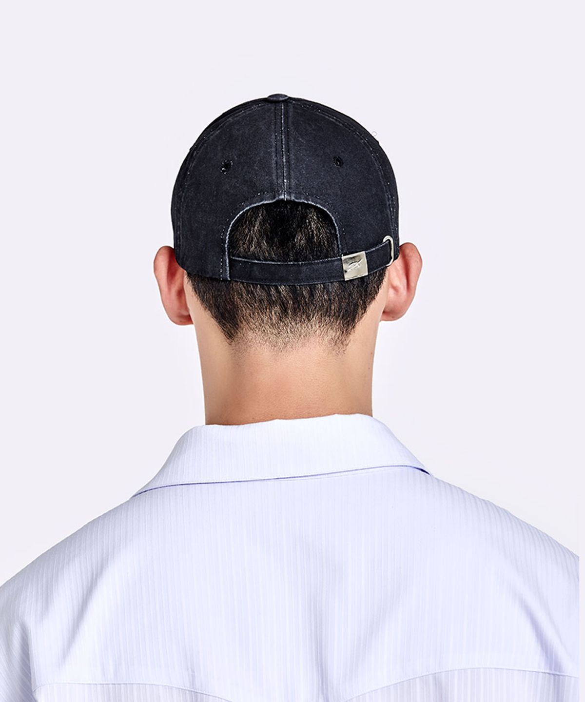 51퍼센트(51PERCENT) WASHED LOGO CAP - BLACK