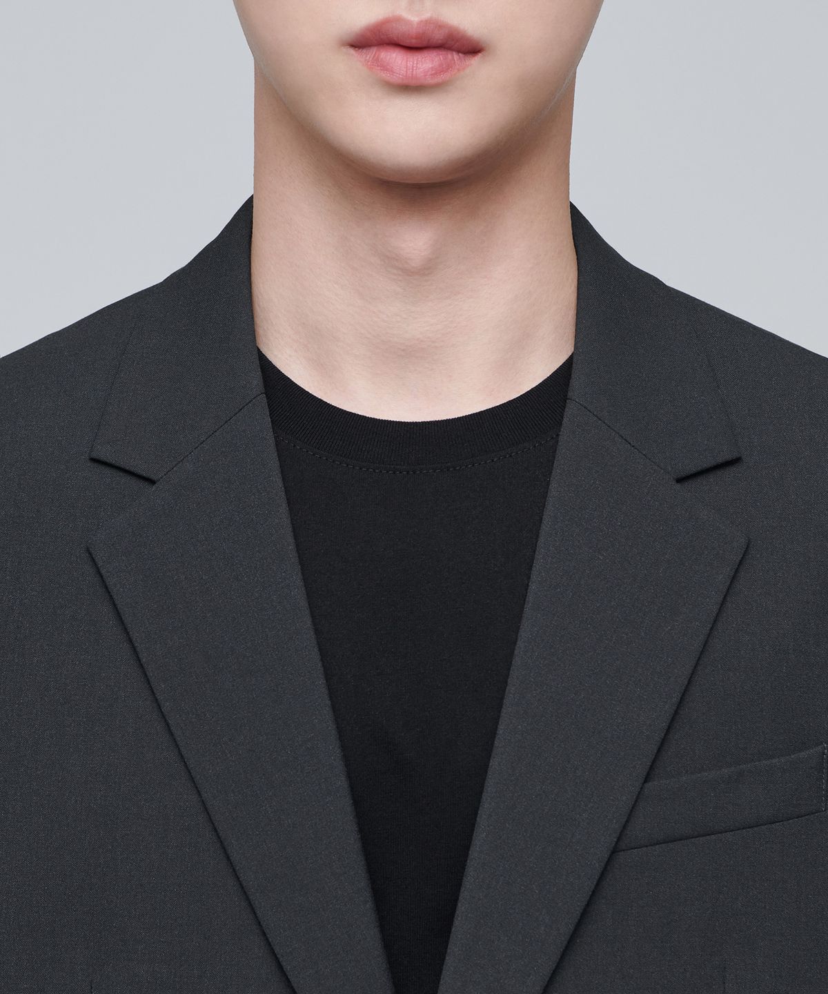 무신사 스탠다드(MUSINSA STANDARD) 라이트웨이트 릴렉스드 베이식 블레이저 [그레이]