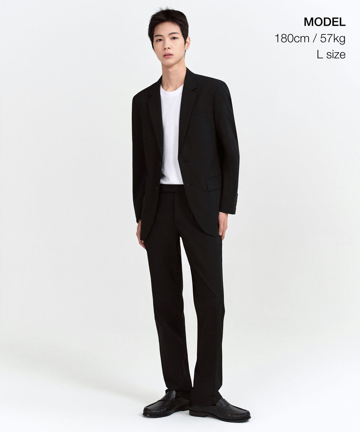 무신사 스탠다드(MUSINSA STANDARD) [쿨탠다드] 릴렉스드 베이식 블레이저 [블랙]