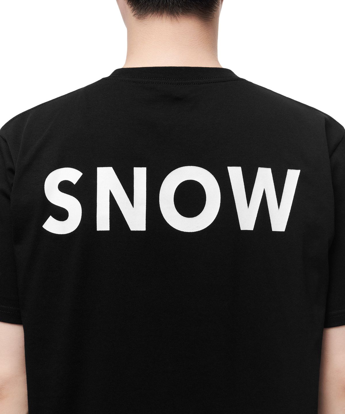 스노우피크(SNOWPEAK) 리플렉티브 프린티드 티셔츠 SP - 블랙 / TS-22SU101BK