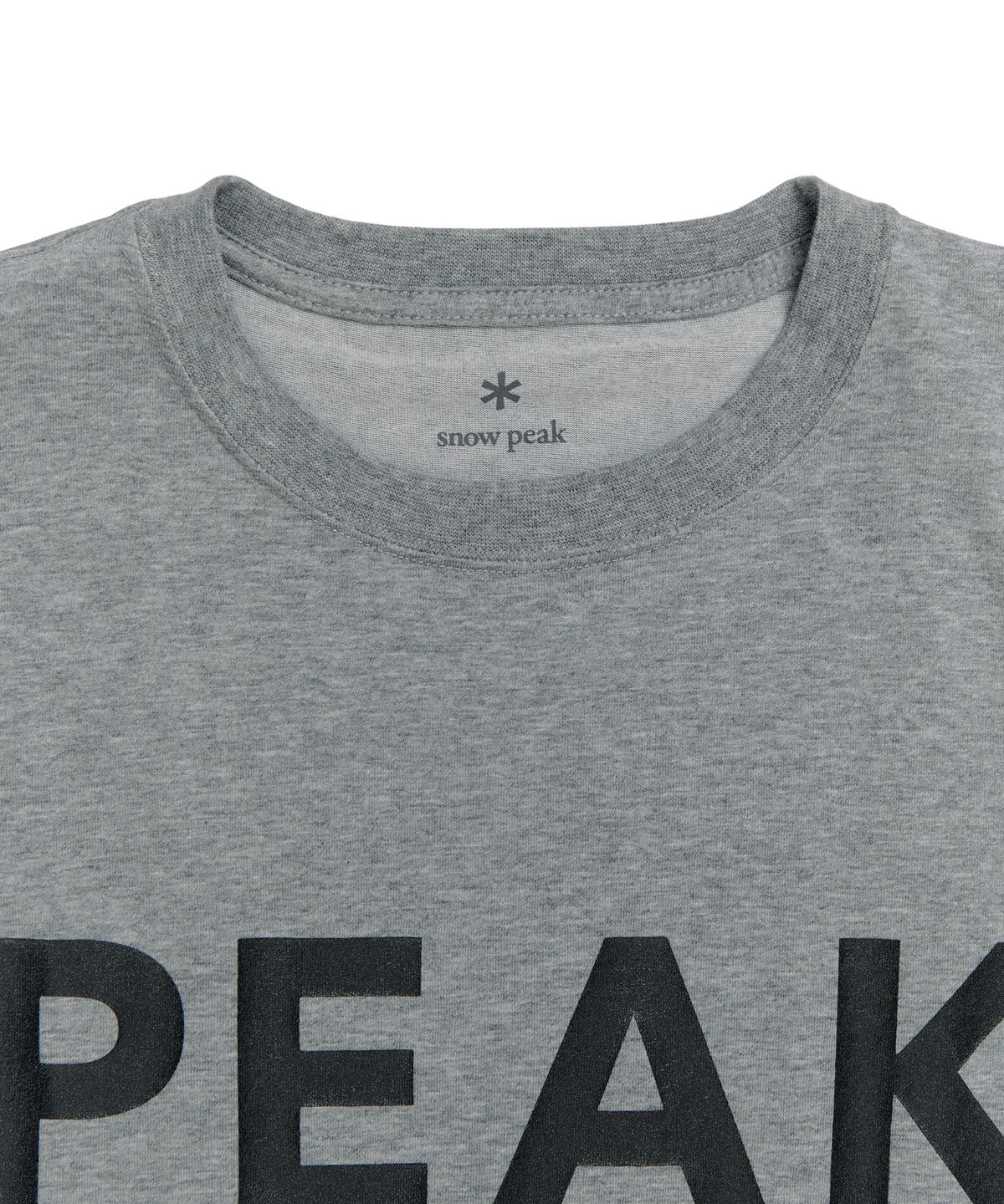 스노우피크(SNOWPEAK) 리플렉티브 프린티드 티셔츠 SP - 멜란지 그레이 / TS-22SU101MG
