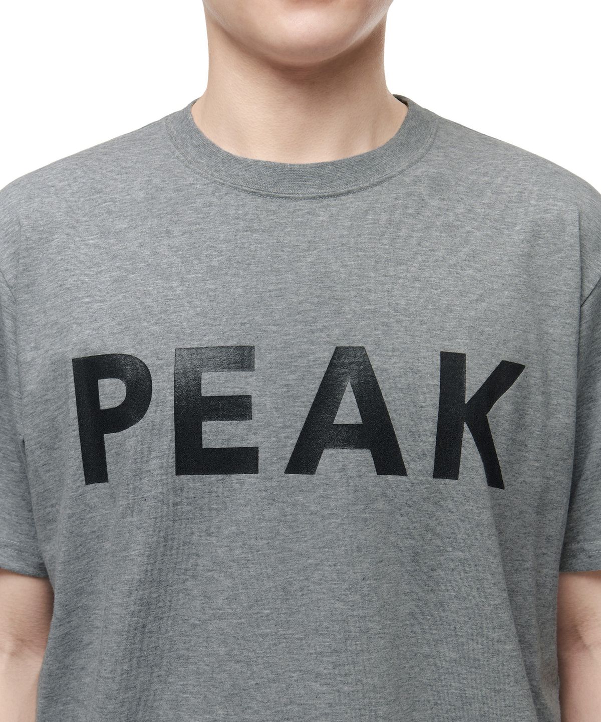 스노우피크(SNOWPEAK) 리플렉티브 프린티드 티셔츠 SP - 멜란지 그레이 / TS-22SU101MG