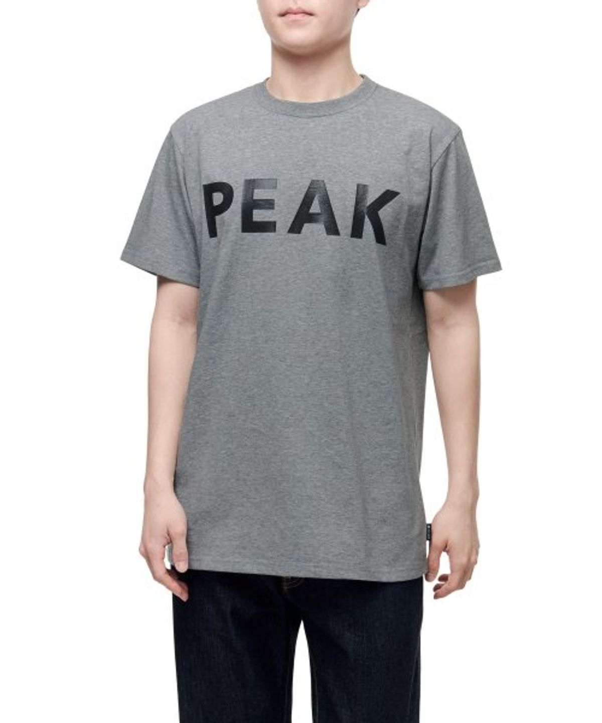 스노우피크(SNOWPEAK) 리플렉티브 프린티드 티셔츠 SP - 멜란지 그레이 / TS-22SU101MG