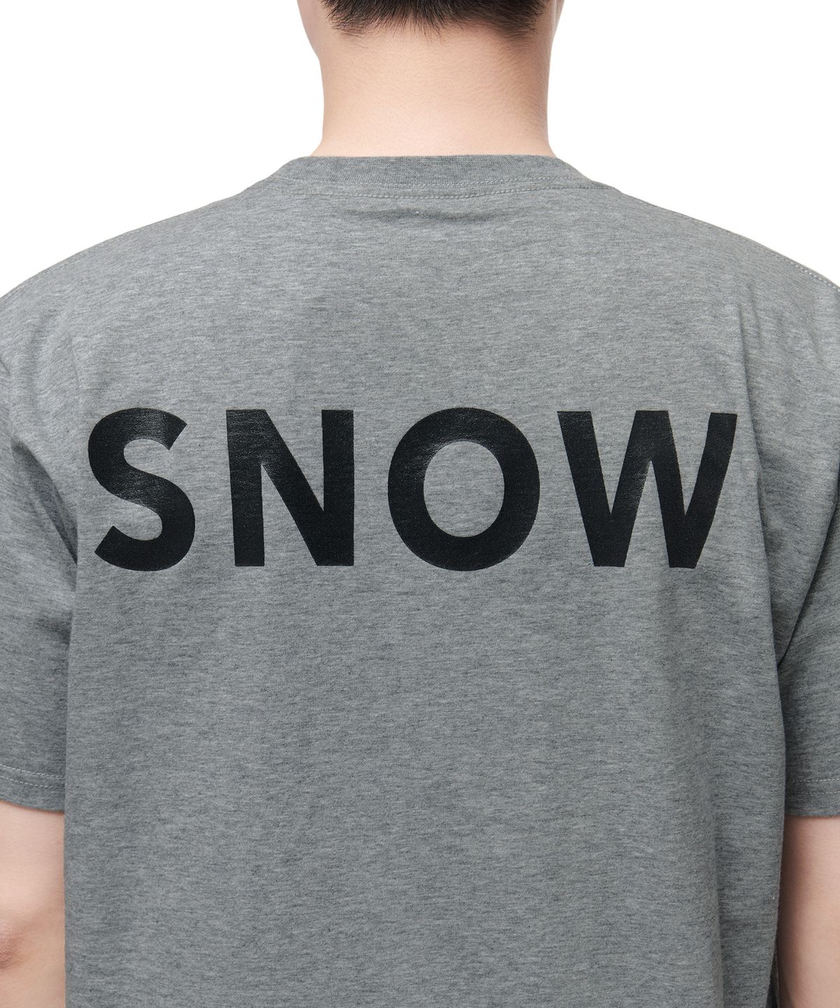 스노우피크(SNOWPEAK) 리플렉티브 프린티드 티셔츠 SP - 멜란지 그레이 / TS-22SU101MG