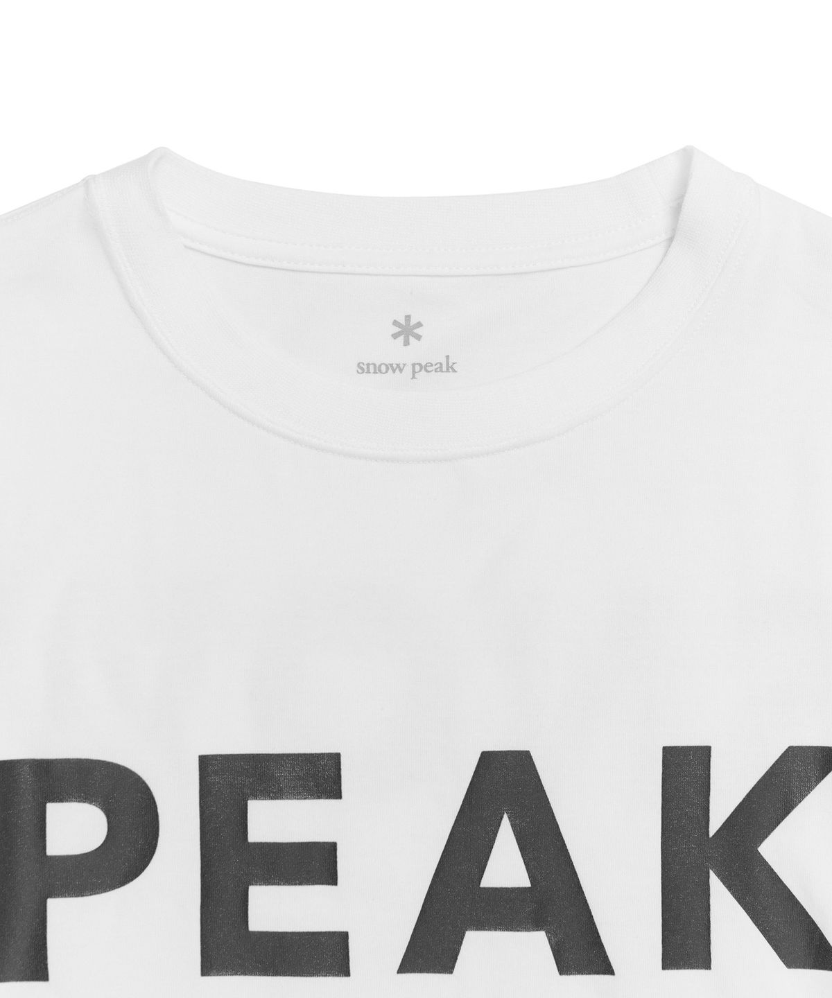 스노우피크(SNOWPEAK) 리플렉티브 프린티드 티셔츠 SP - 화이트 / TS-22SU101WH