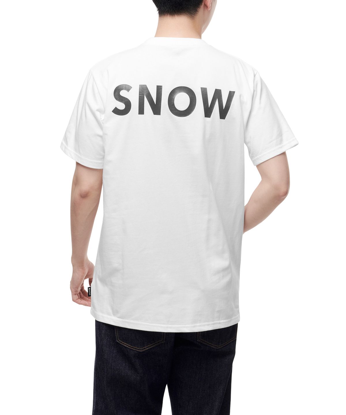 스노우피크(SNOWPEAK) 리플렉티브 프린티드 티셔츠 SP - 화이트 / TS-22SU101WH