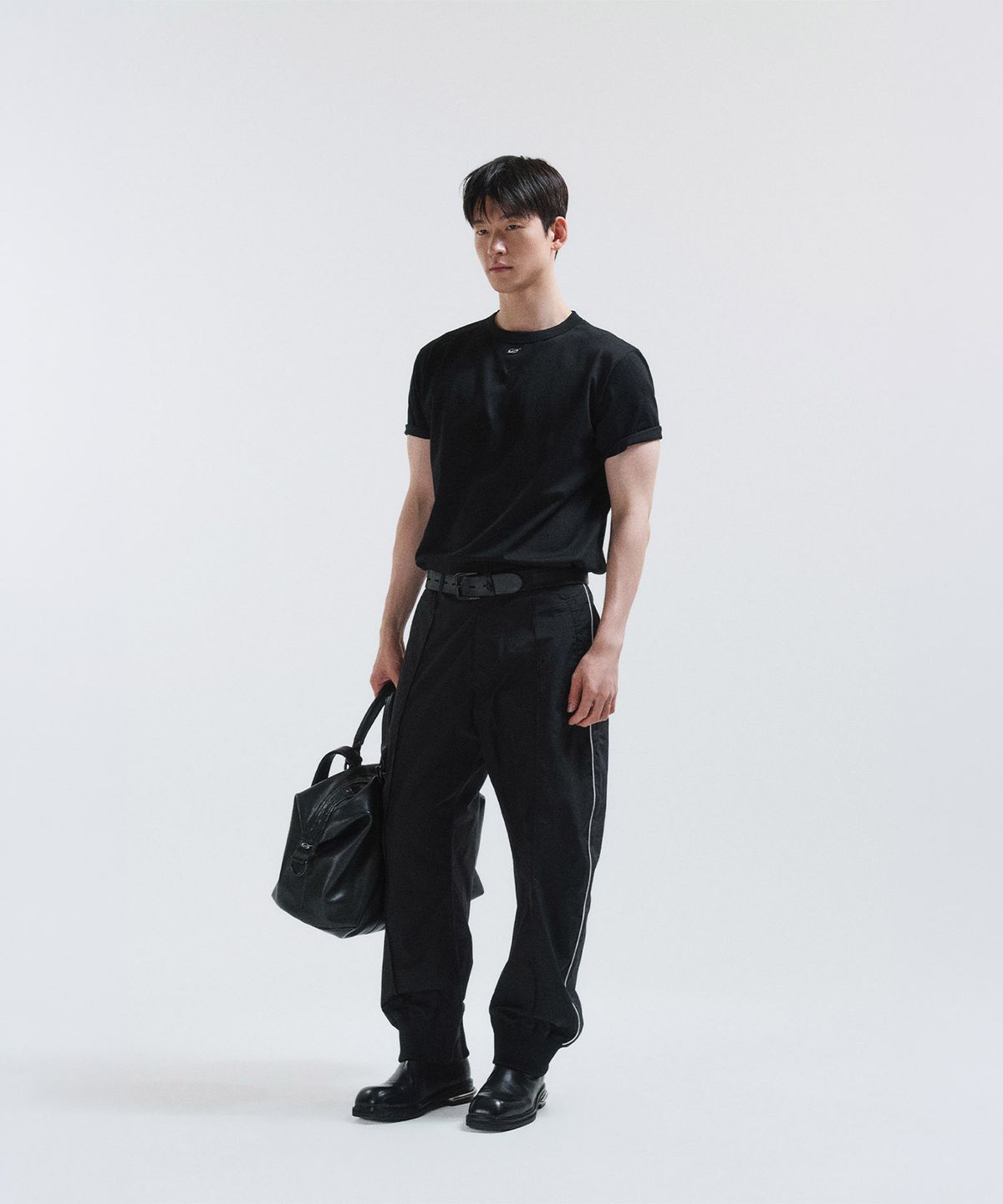 51퍼센트(51PERCENT) Metal logo t-shirt - Black