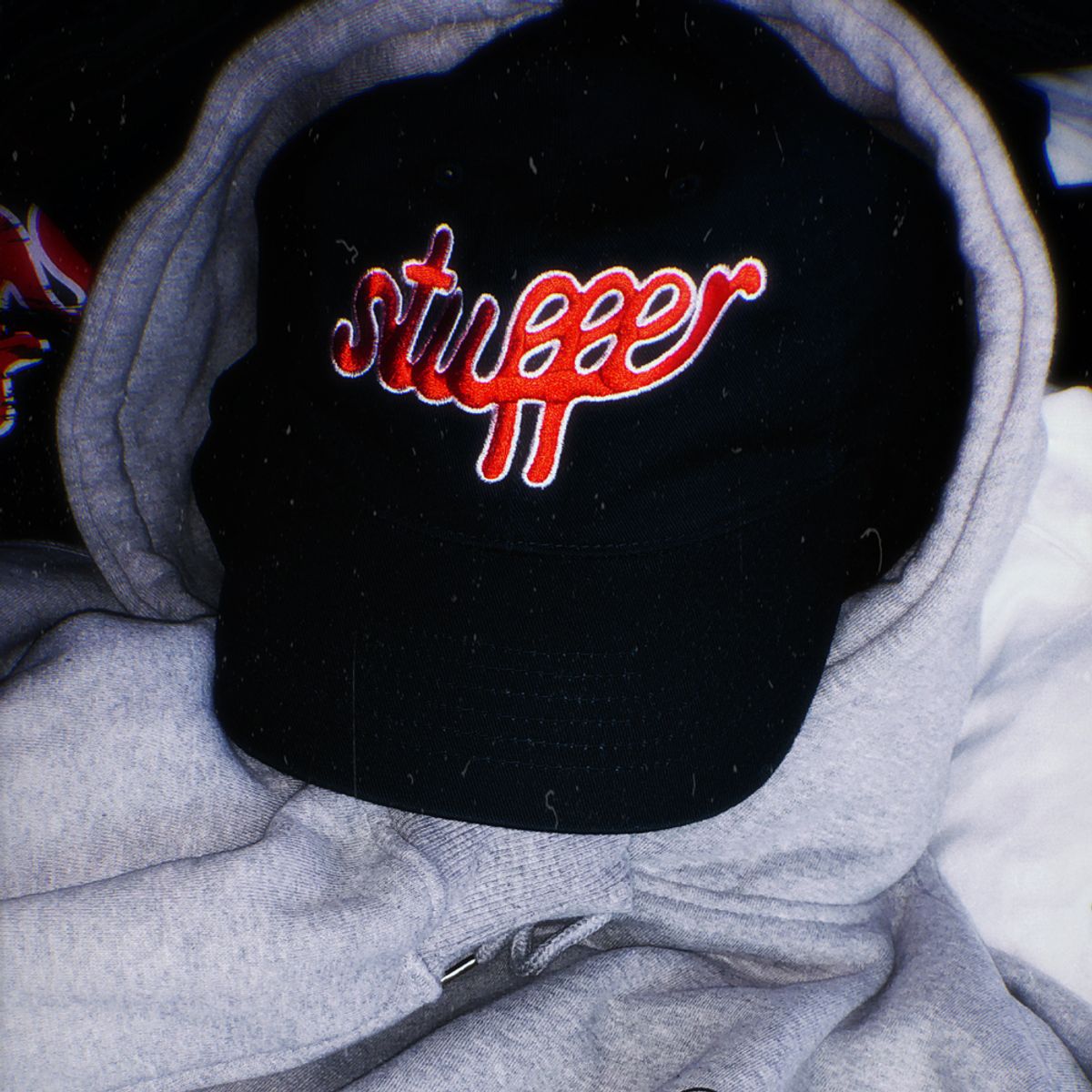 스터퍼(STUFFER) stuffer red point vintage logo Cap