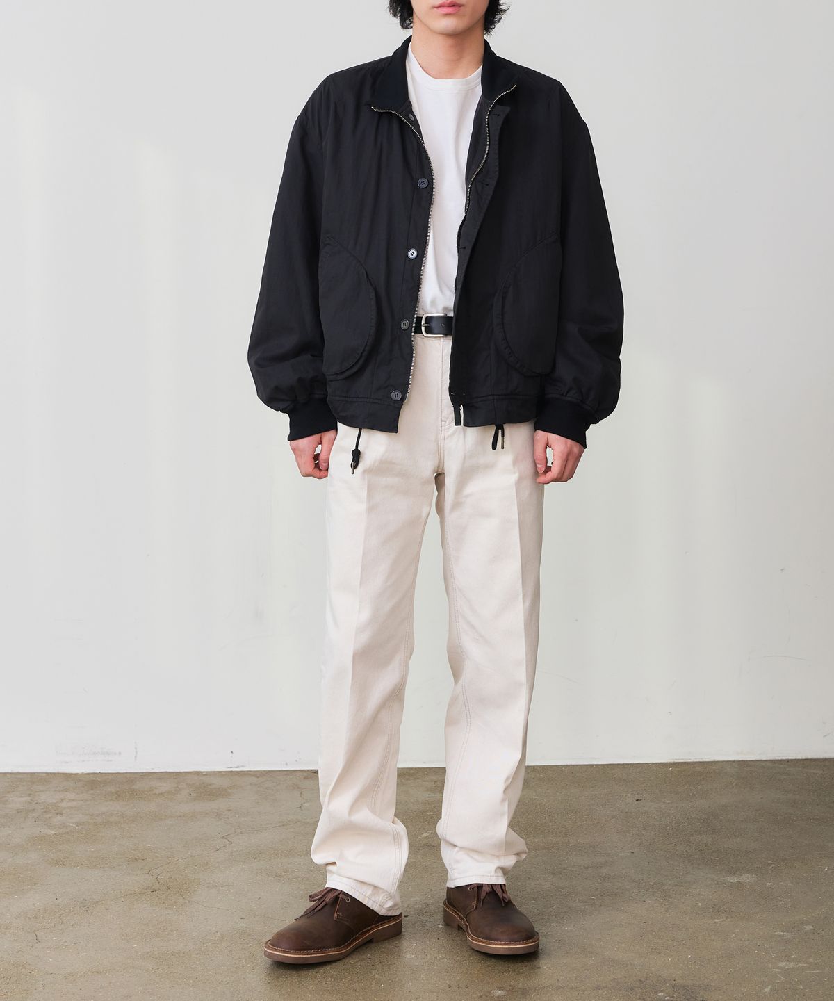 덴메이드(DENMADE) DEN0653 crease chino pants(natural cream)