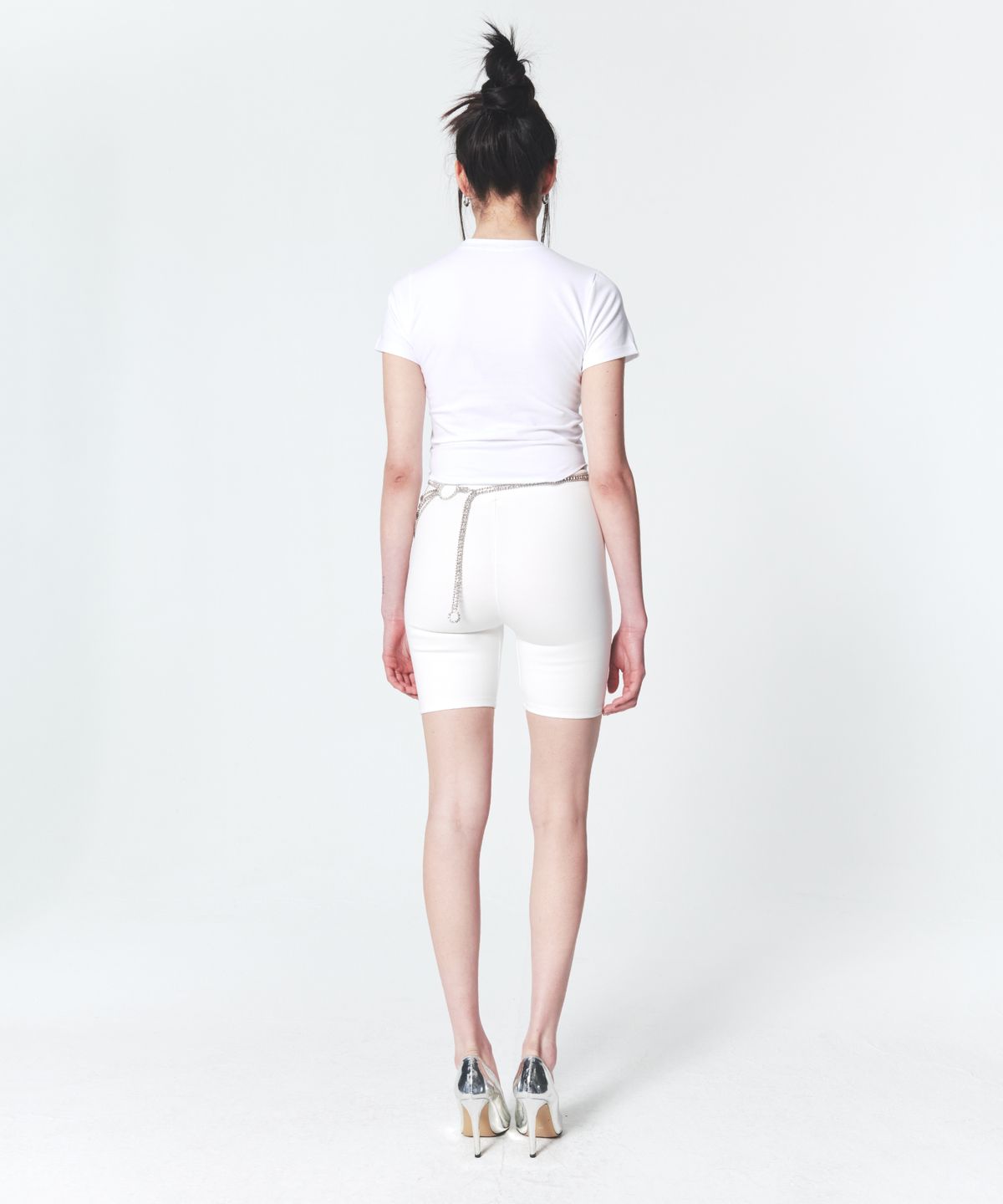 인프랩(INPREP) Crystal Monogram T-shirt White