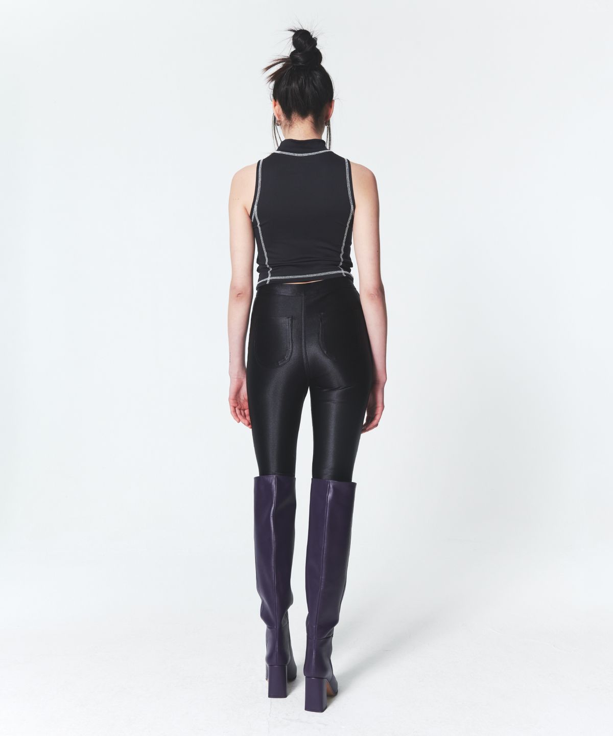 인프랩(INPREP) Active Classic Cropped Top Black
