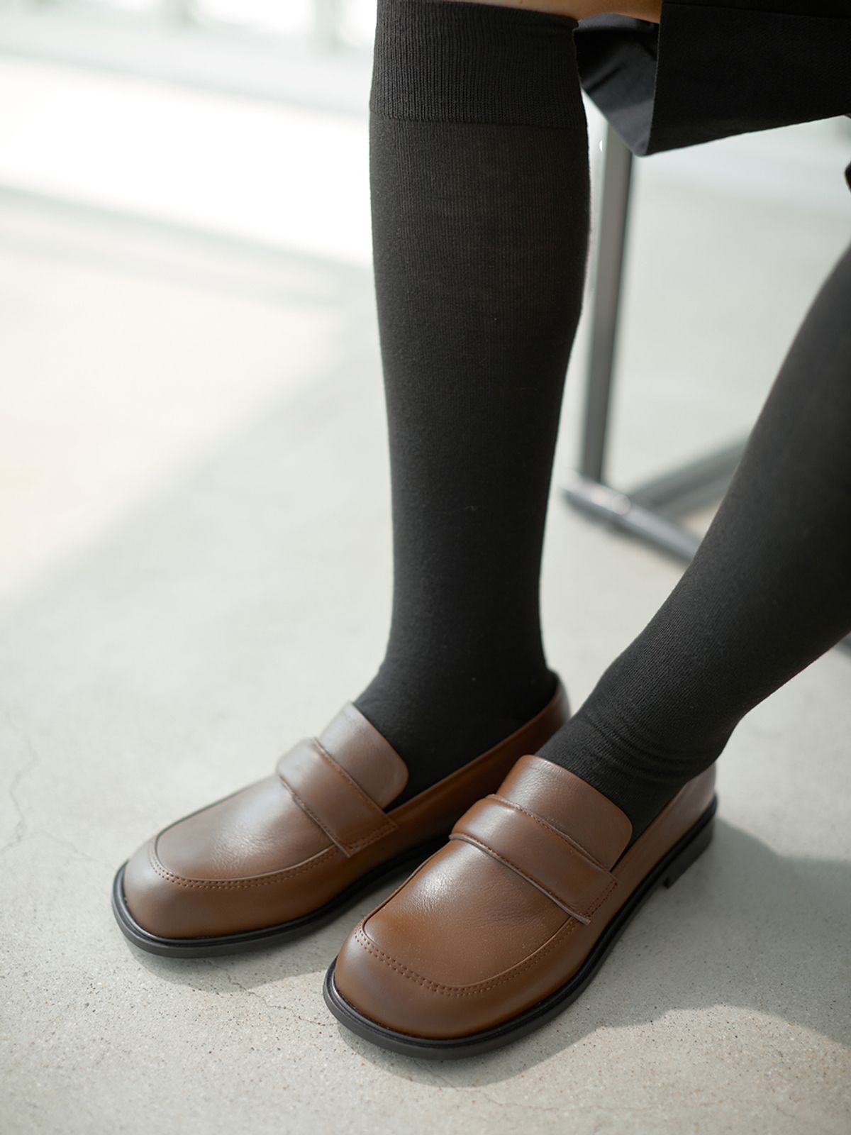 바이언스(BYEUUNS) BLP21301 PEBBLE DERBY LOAFER  / 3COLORS