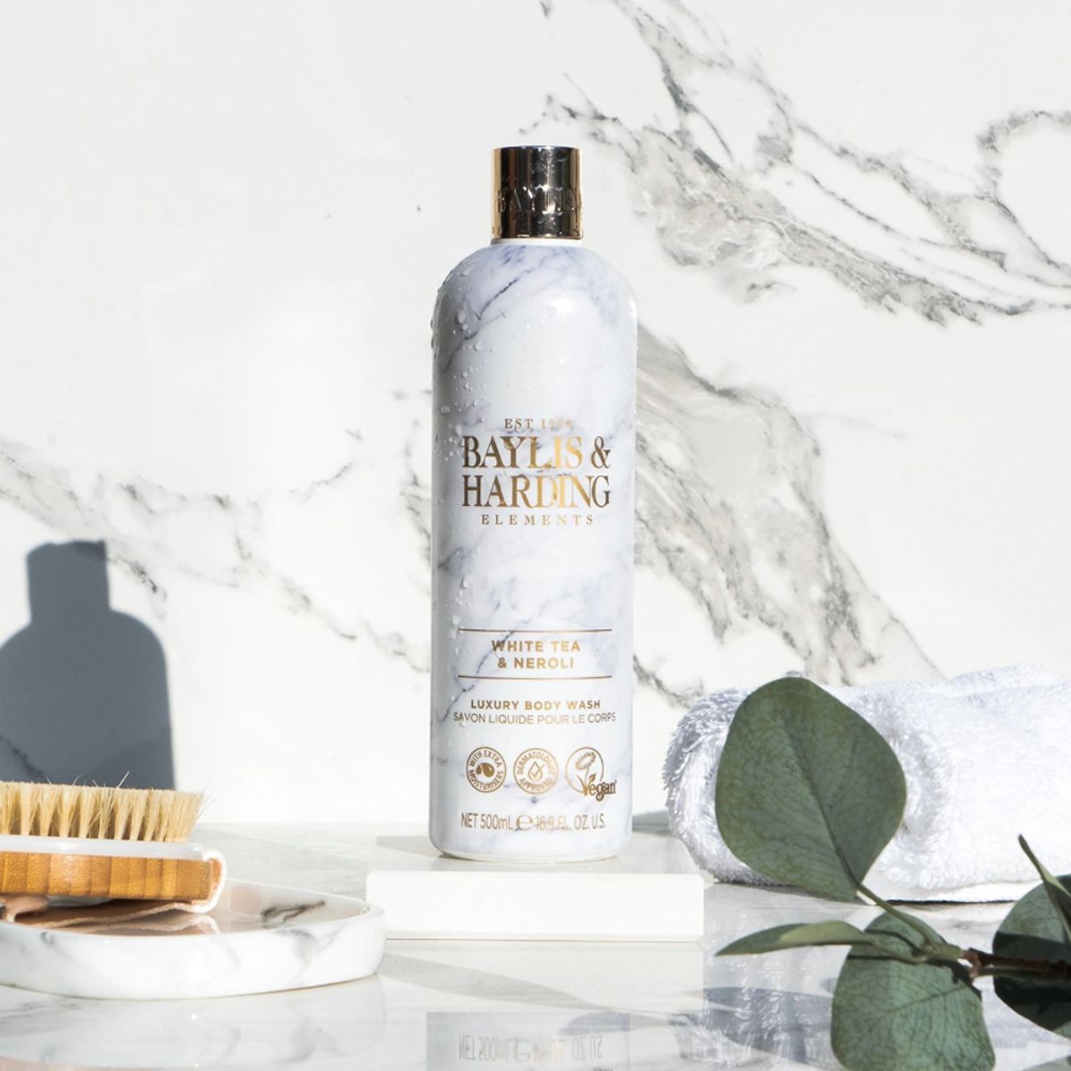 베일리스앤하딩(BAYLIS & HARDING) 화이트티 앤 네롤리 바디워시 500ml