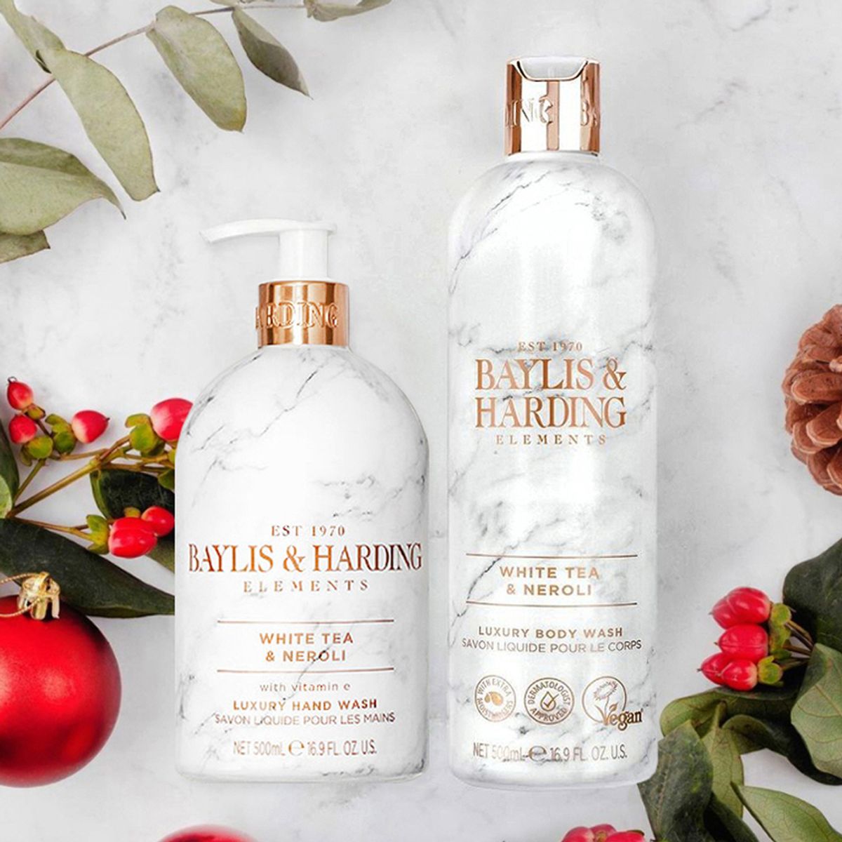 베일리스앤하딩(BAYLIS & HARDING) 화이트티 앤 네롤리 바디워시 500ml