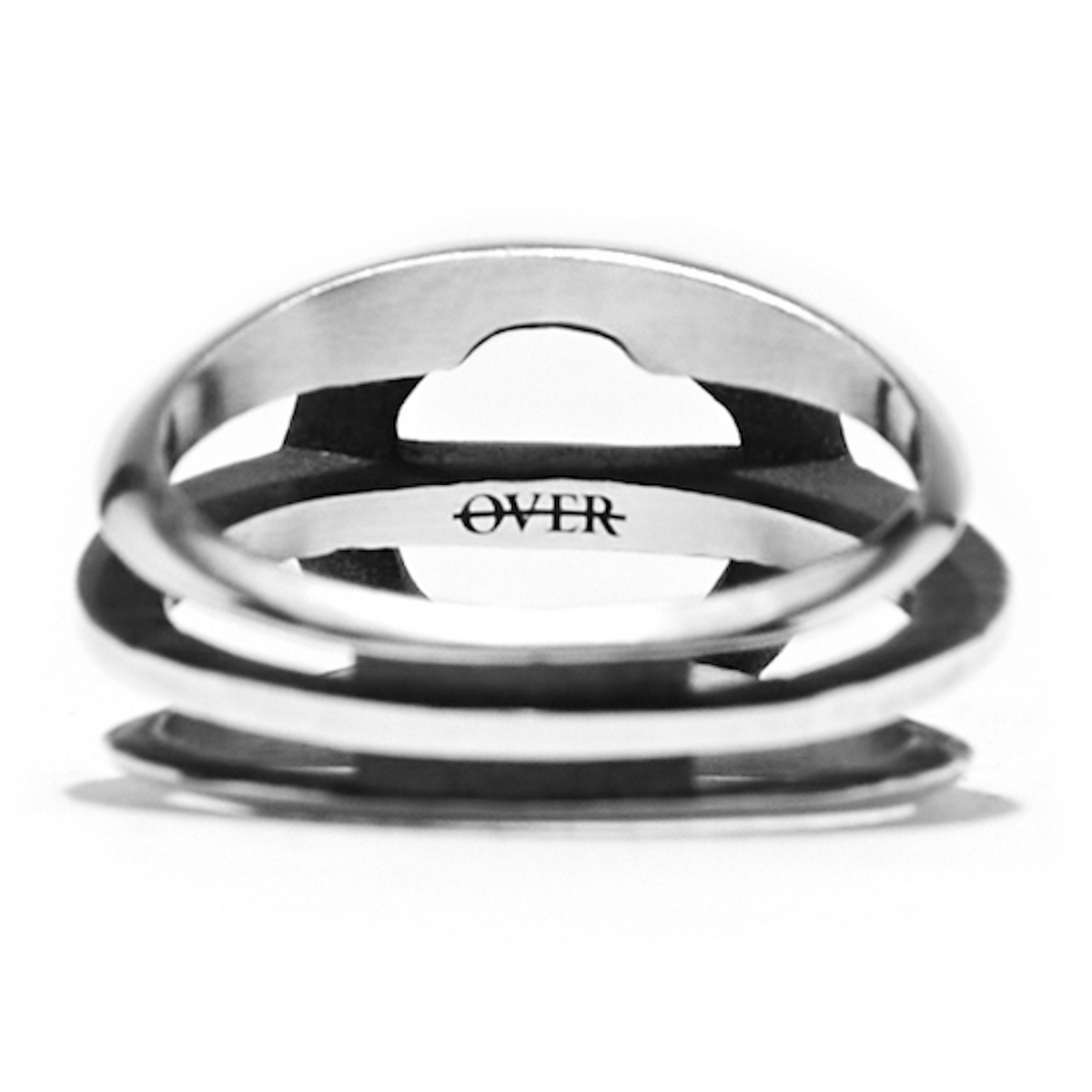 오버더라인(OVER THE LINE) Bold line Circle Ring