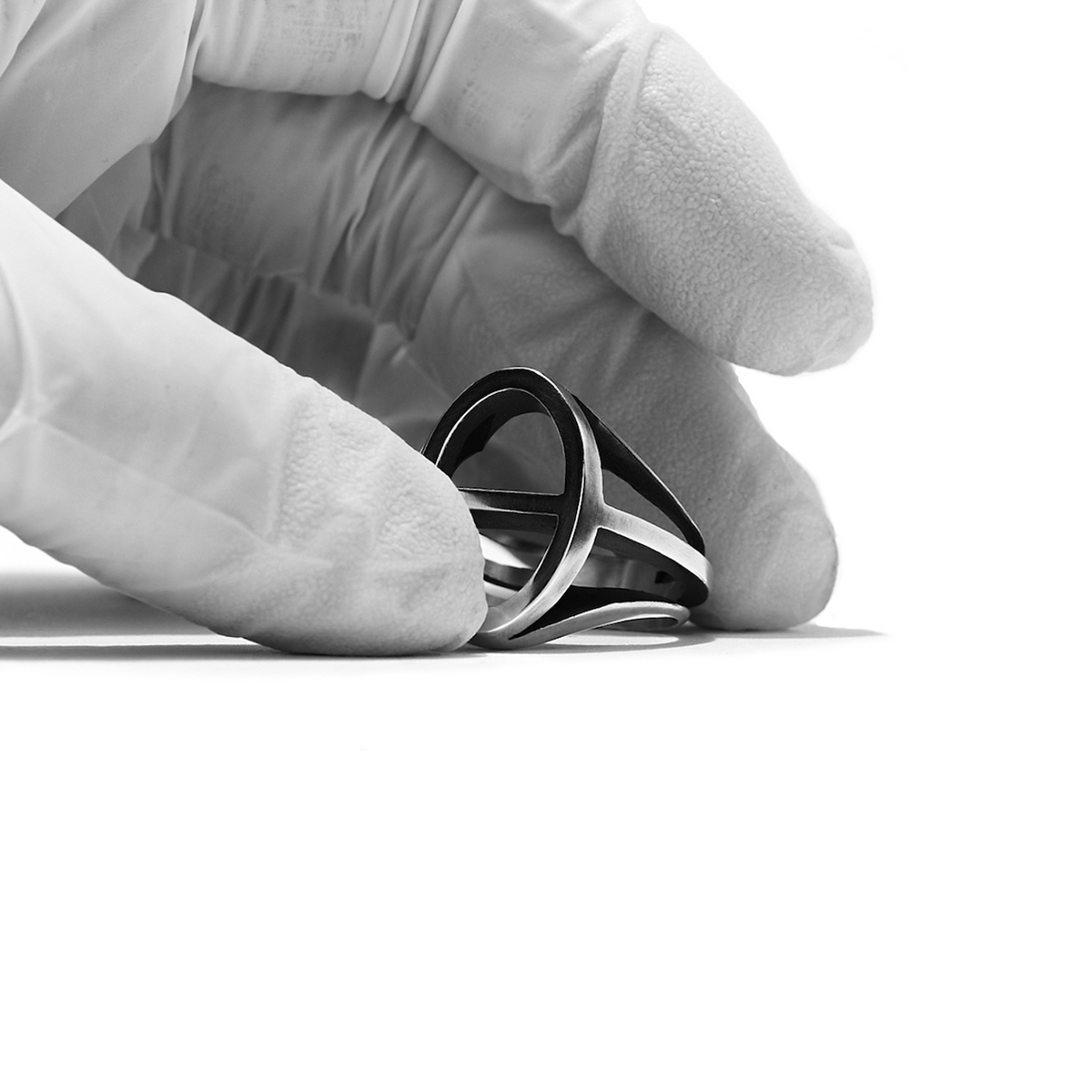 오버더라인(OVER THE LINE) Bold line Oval Ring